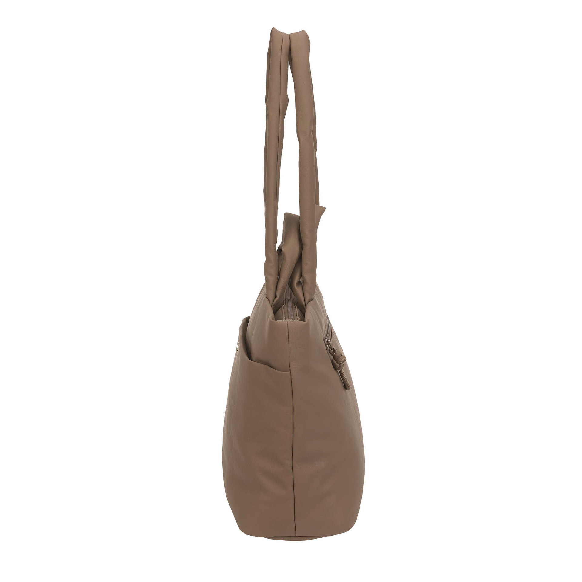 Tasche, Beuteltasche, Hobo, Kunstleder, braun