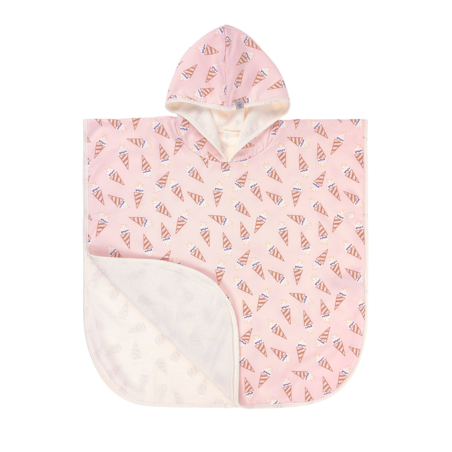 Bild 1 PreOrder 2026 - Beach Poncho Ice Cream pale pink, Windel