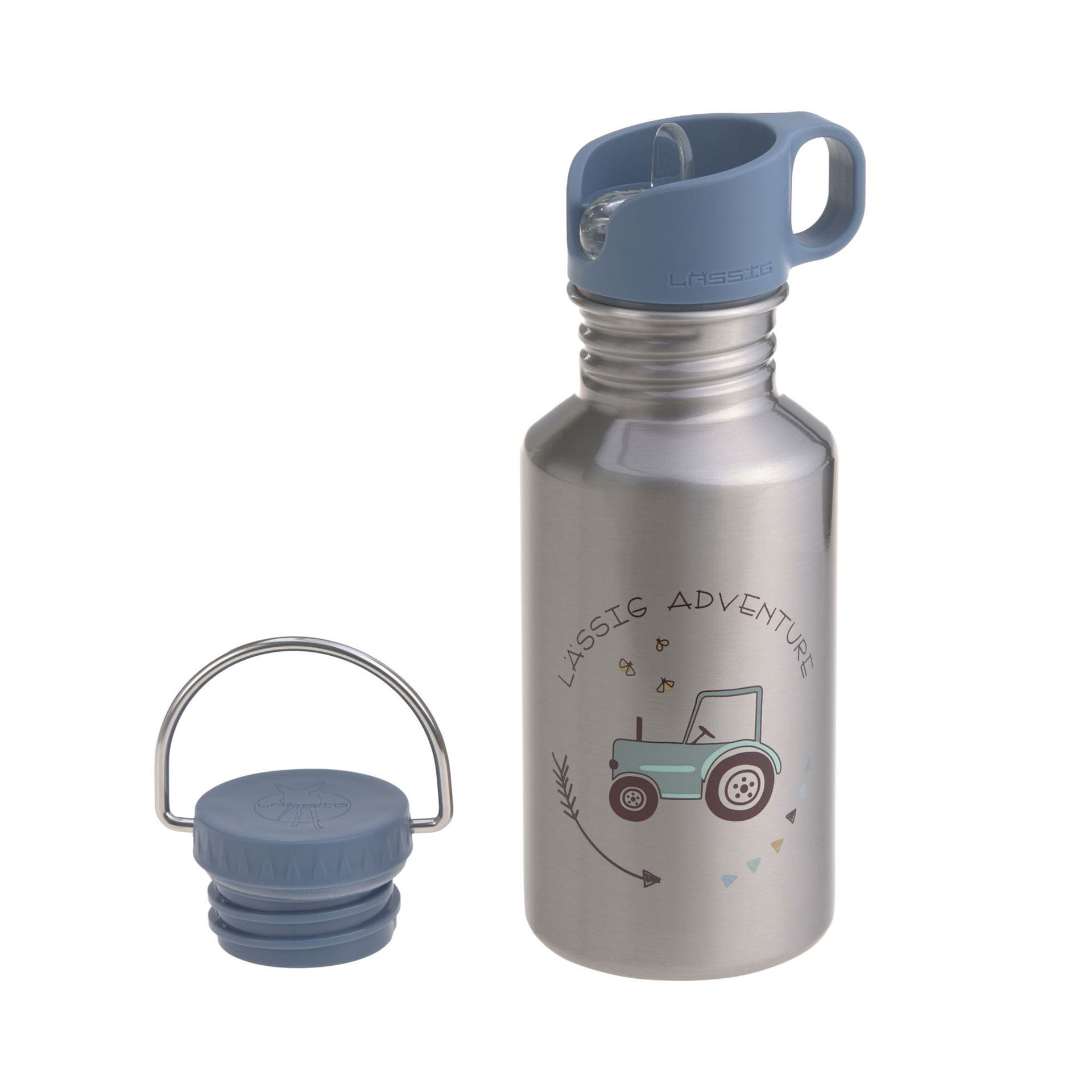 Bottle Stainless Steel, Adventure Tractor Lässig