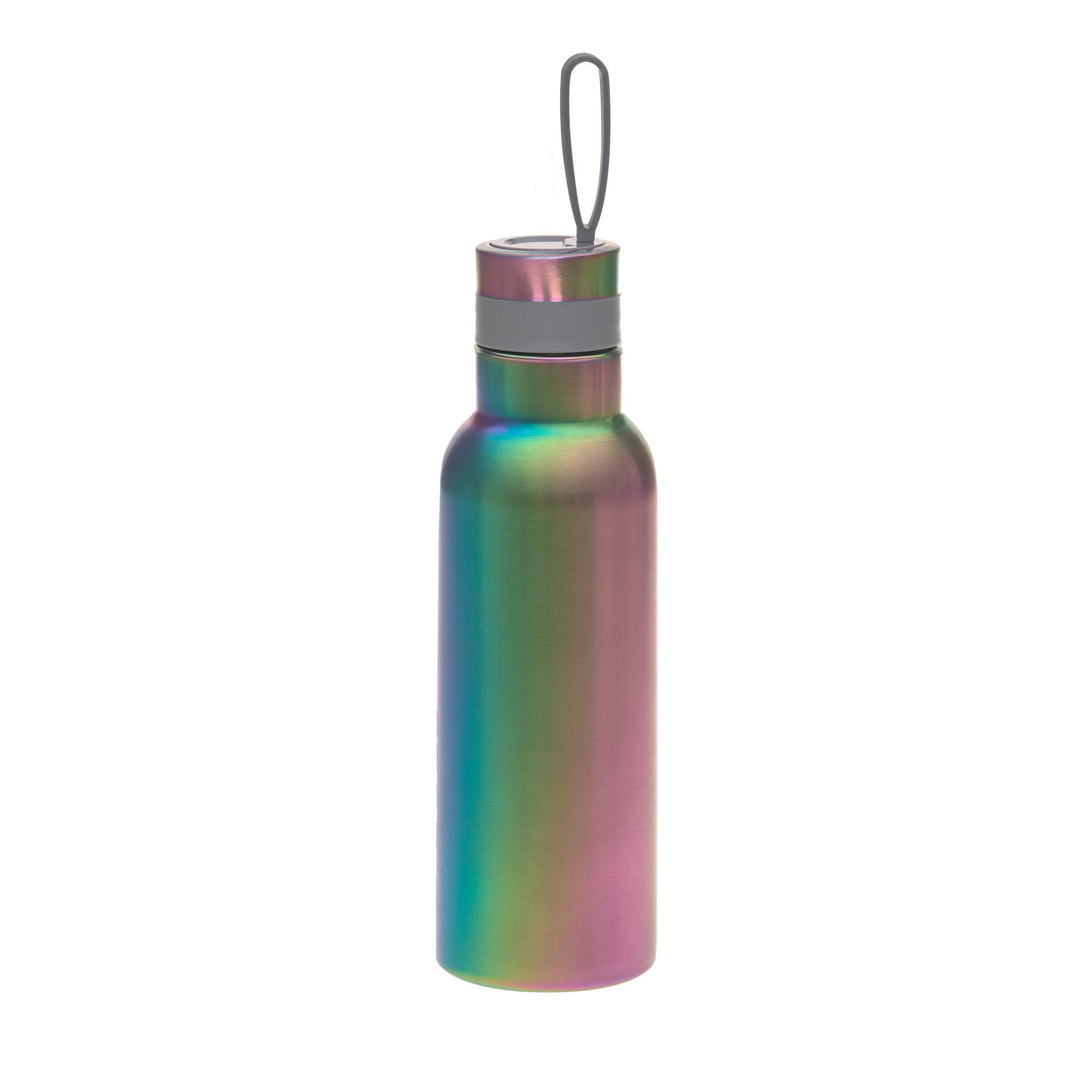 Gourde Isotherme Enfant 550 Ml Avec Paille - Acier Inoxydable, Anti-fuite, Sans BPA (design Arc-en-ciel)