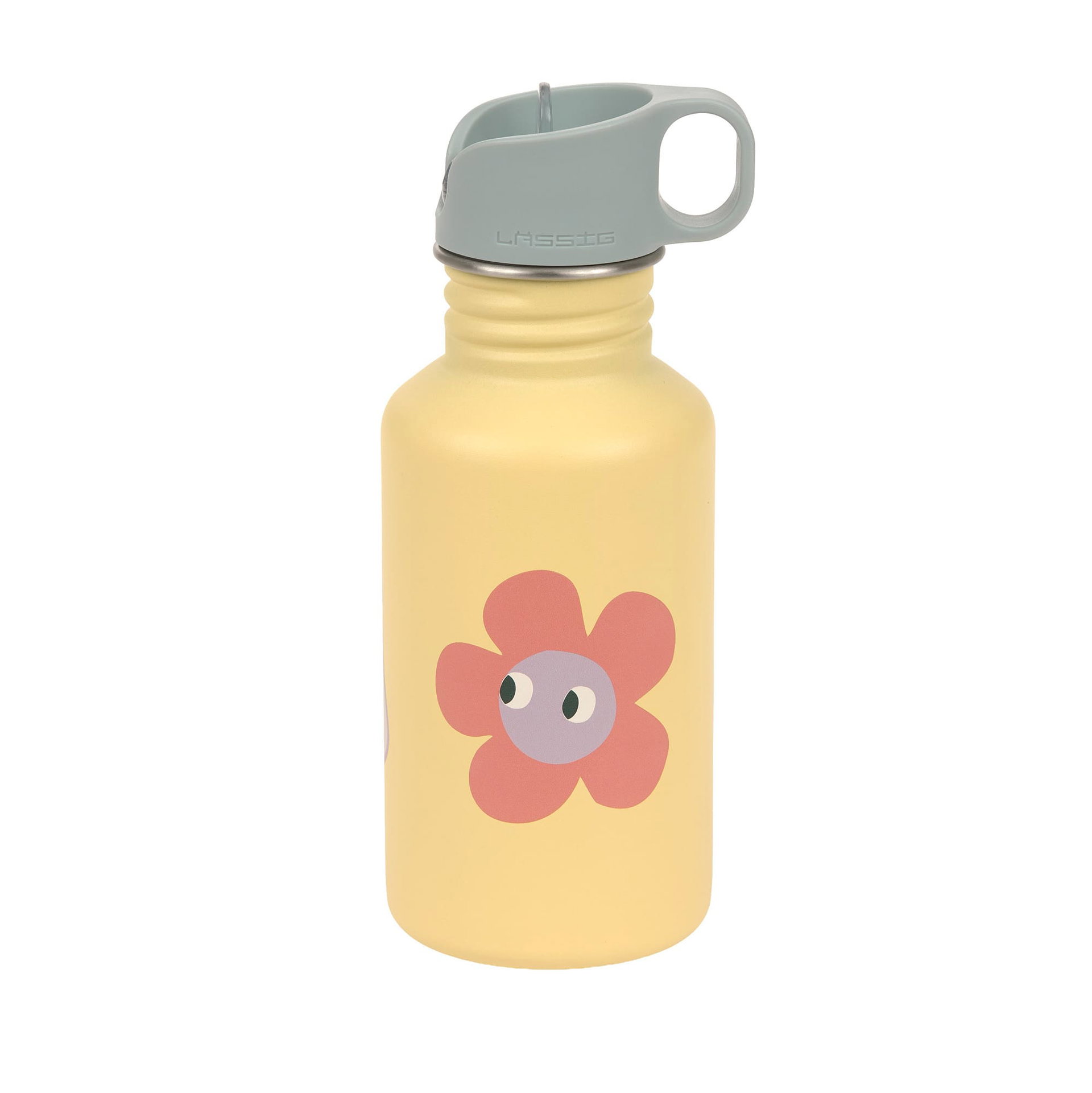 Wasserflasche, Trinkflasche, Flasche, Blume, Gelb