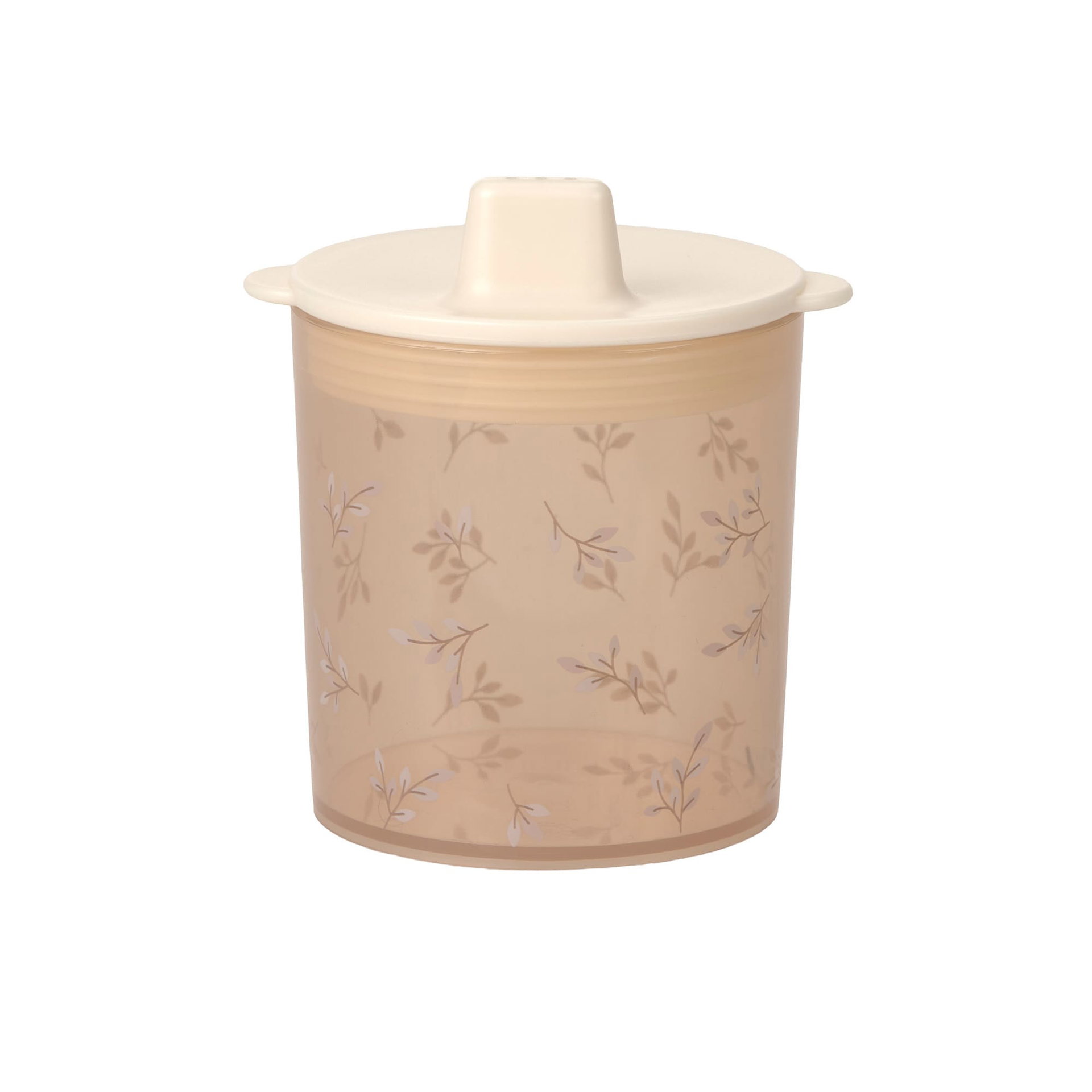 Küchendose, Aufbewahrungsbehälter, Glas/Plastik, Blumenmuster, Deckel mit Griff