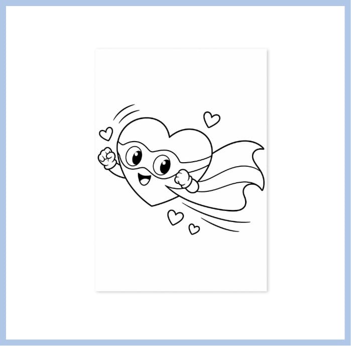 Herz, Herzfigur, Flügel, Cape, Cartoon