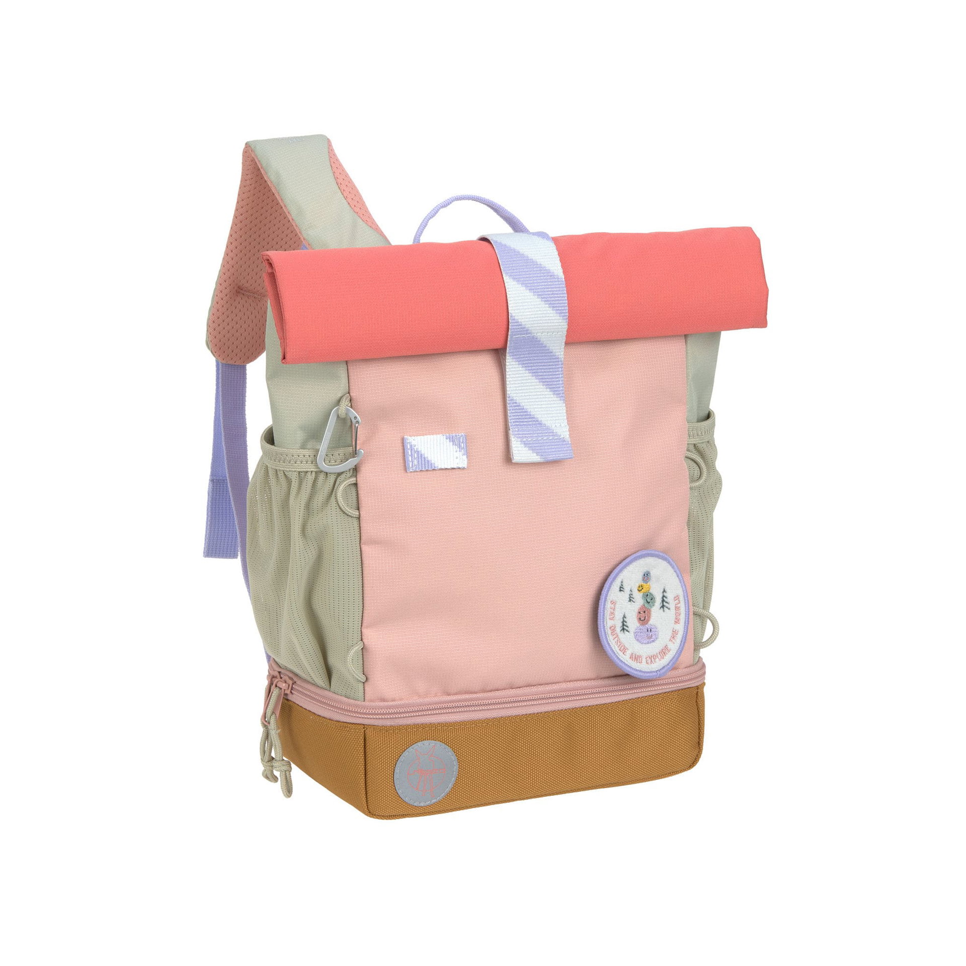 Bild 1 Mini Rolltop Backpack Sunny Explorer rose/pink, Tasche, Handtasche, Erste Hilfe, Tragetasche, Rucksack, Tasche, Handtasche, Erste Hilfe, Tragetasche, Rucksack