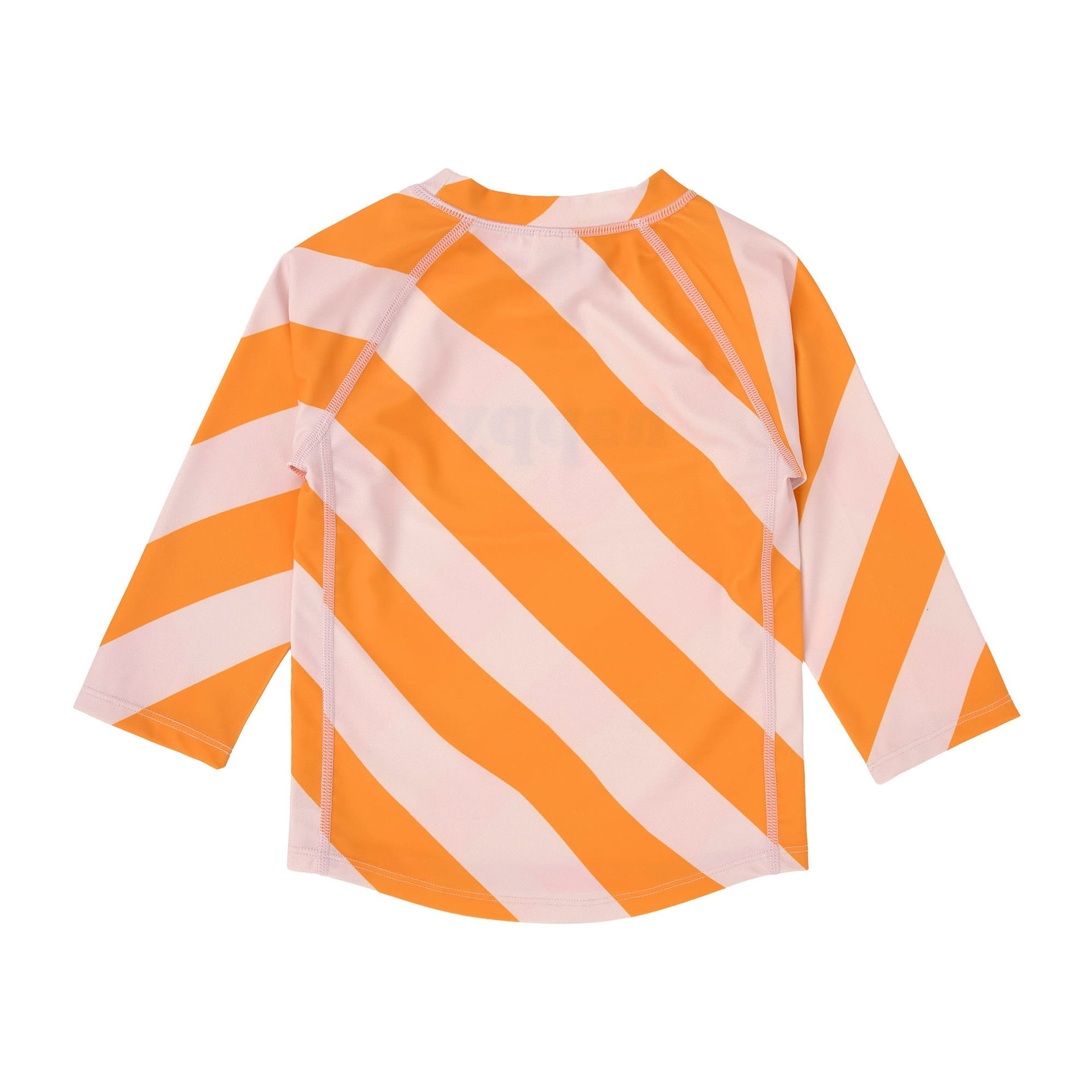 T-Shirt, Streifen, Orange, Rosa, Langarm