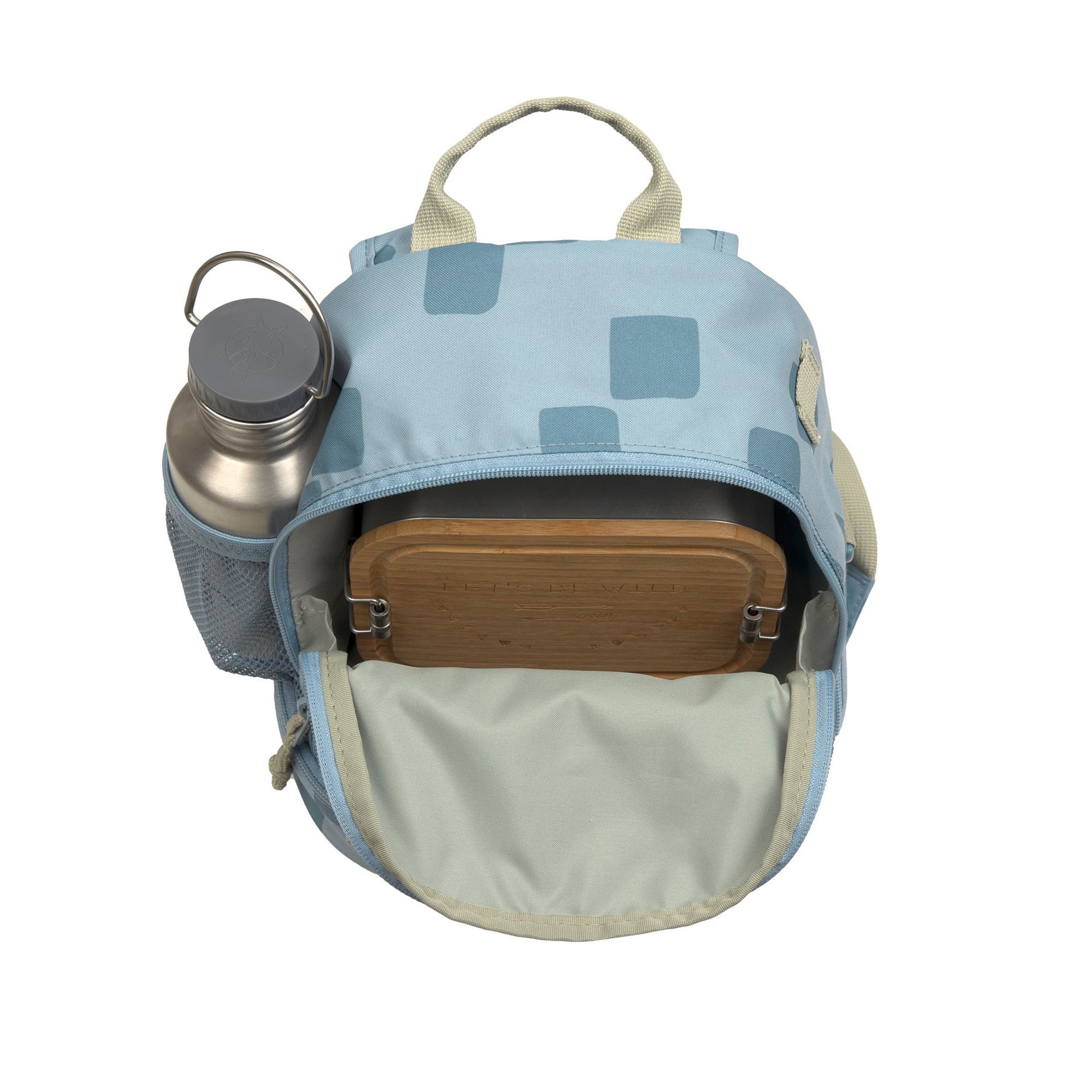 Bild 6 Kindergartenrucksack Mini - Pattern Party, Blau, Tasche, Rucksack, Erste Hilfe