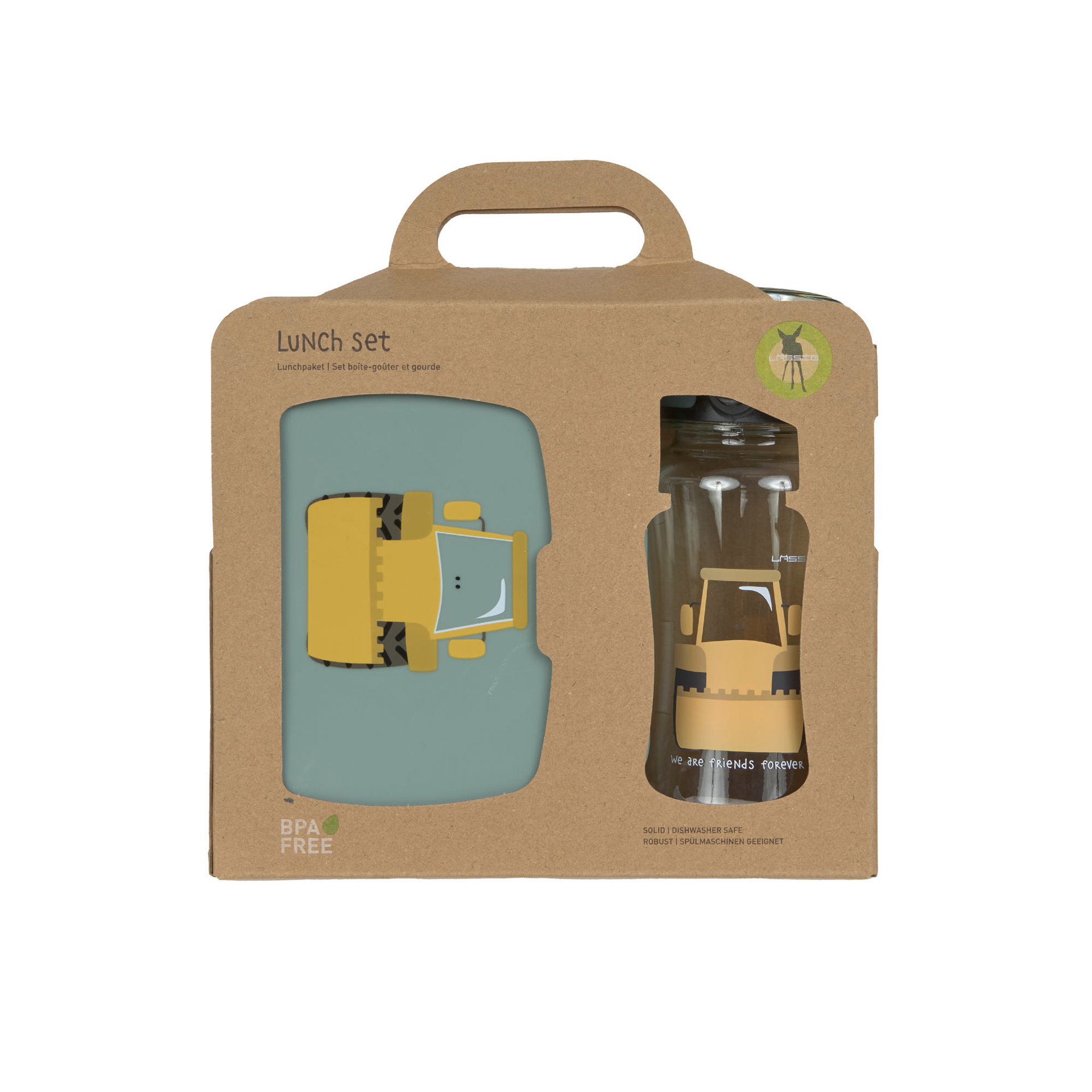 Lässig Fox lunchbox en kinderflespakket aanpasbaar Lässig Fox lunchbox en kinderflespakket aanpasbaar