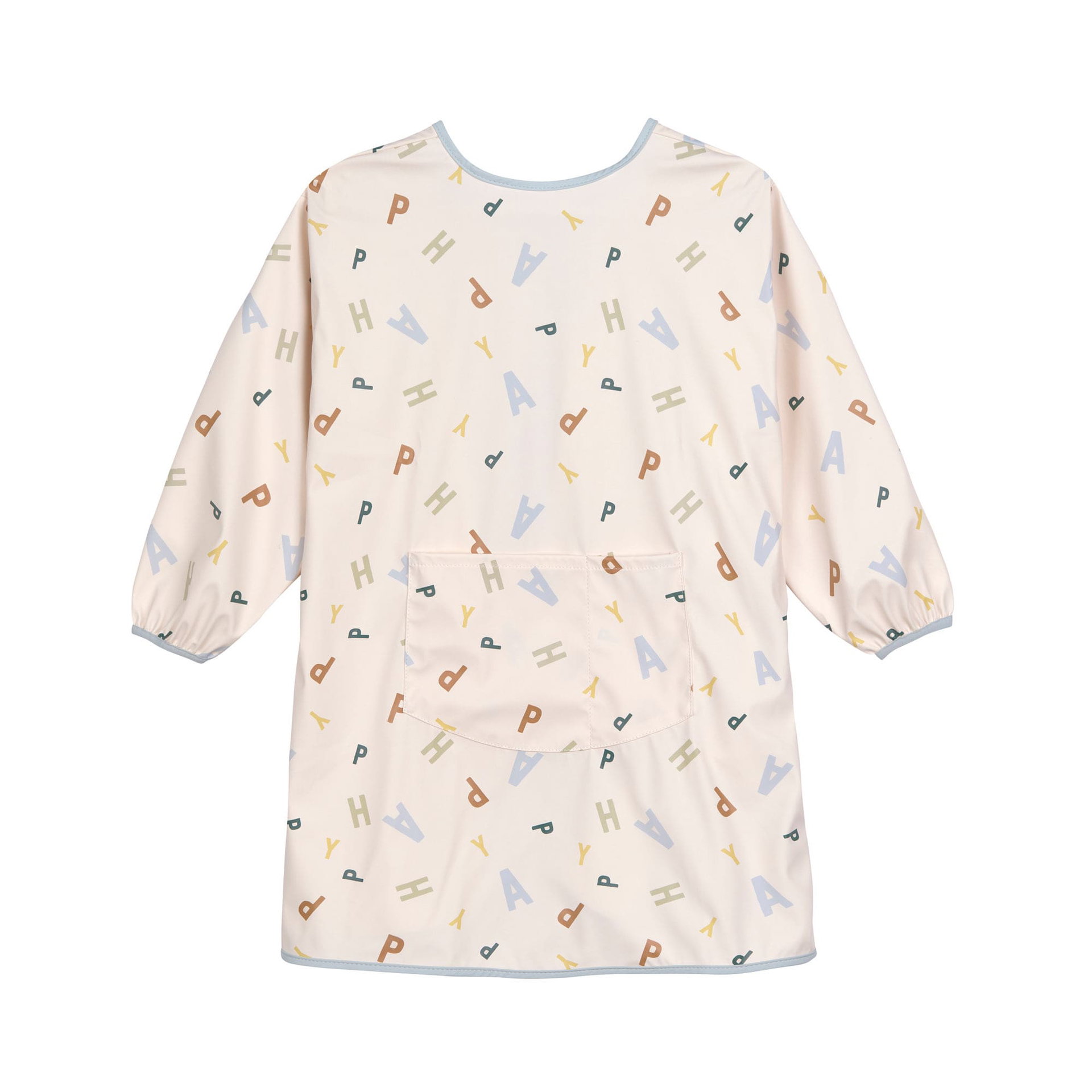 Bild 1 Long Sleeve Apron Happy Fruits light blue, Weißes Brett, Bekleidung, Langarm, Ärmel, Bluse, Bekleidung, Langarm, Ärmel, Bluse