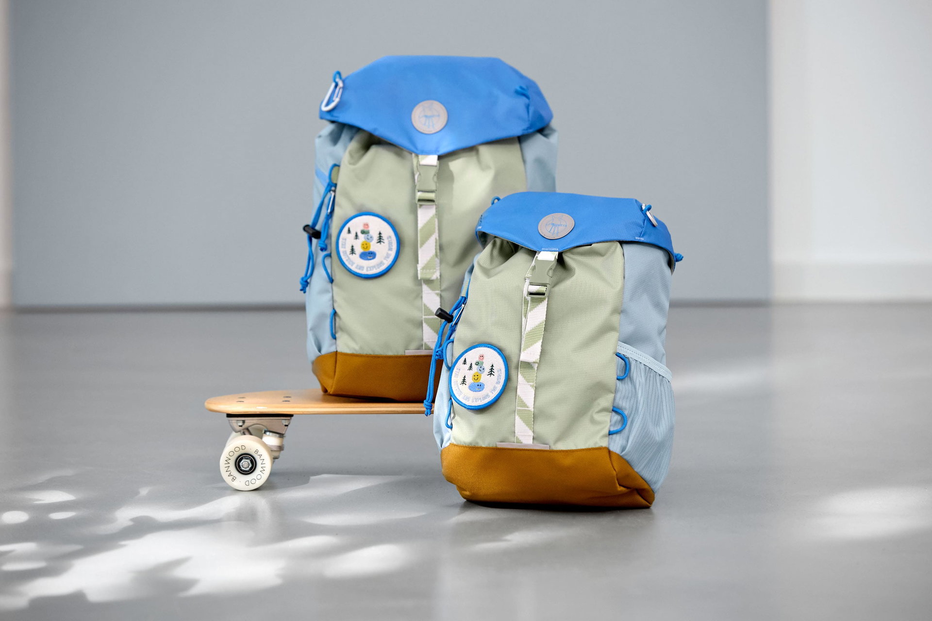 Big Outdoor Backpack - Sunny Explorer, green blue | Lässig