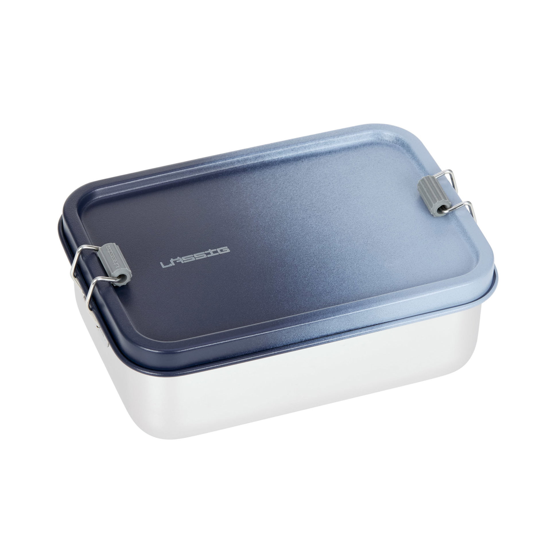 Brotdose Kinder - Edelstahl Lunchbox, Unique, Dunkelblau