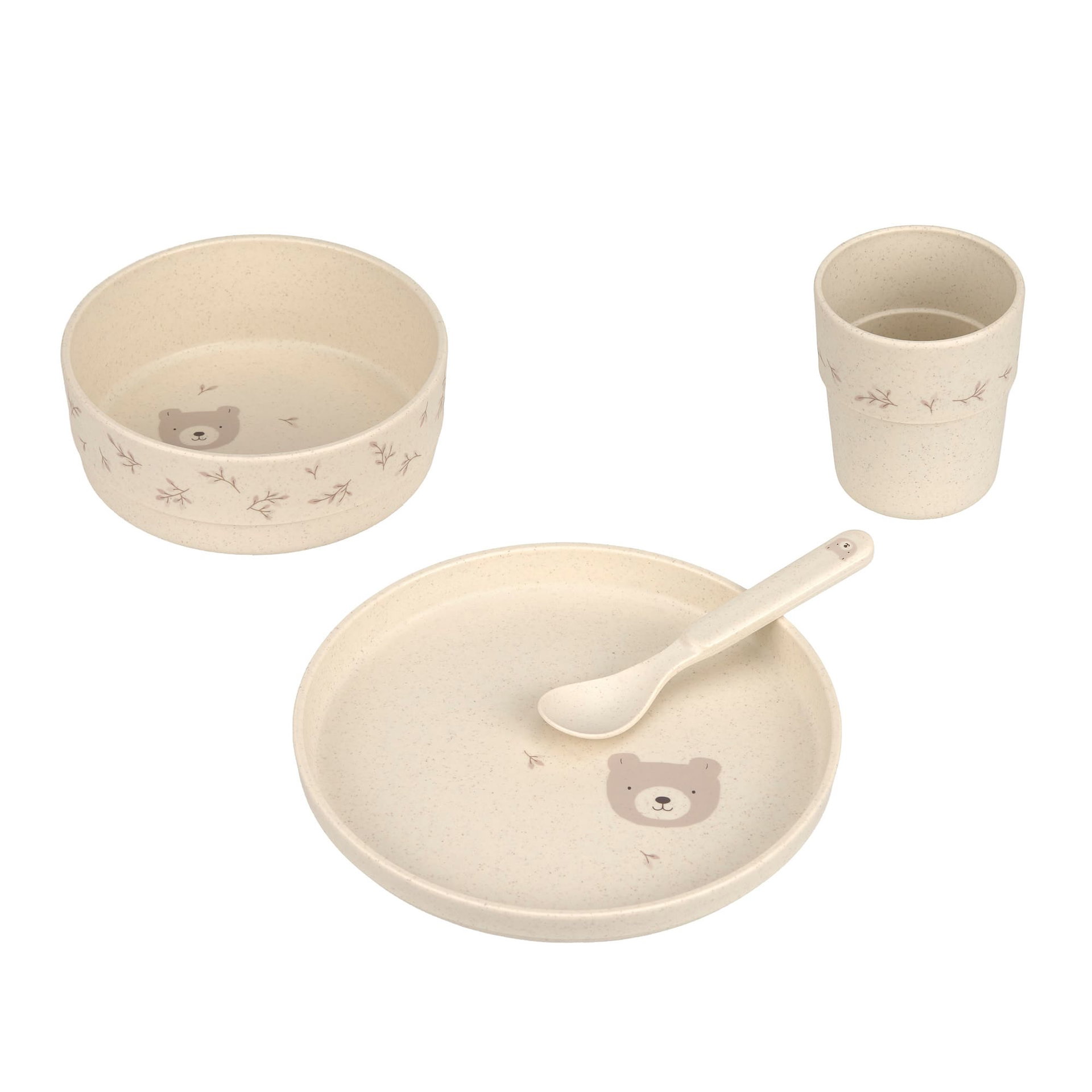 Babyküchenset, Schüssel, Teller, Becher, Löffel