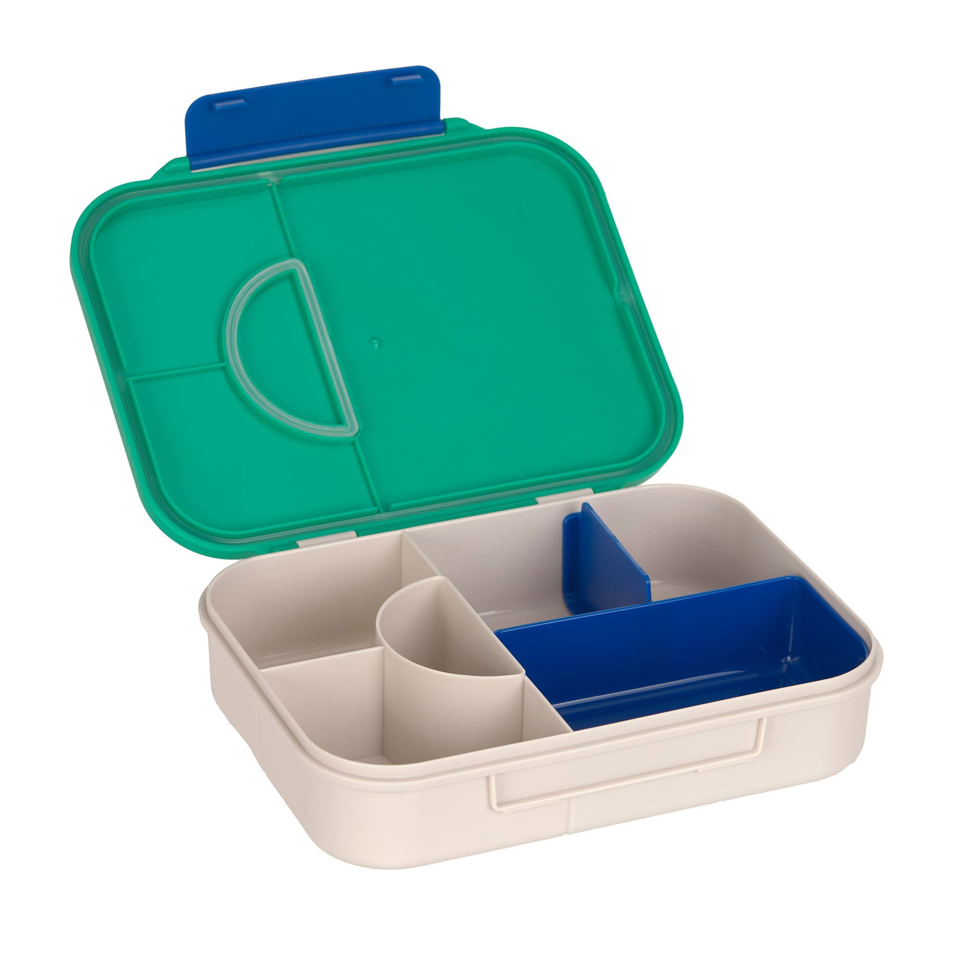 brotdose, Lunchbox, geteilter, Behälter, Kunststoff
