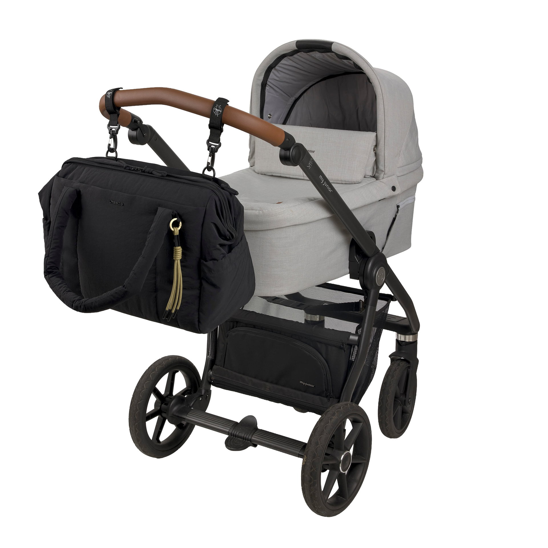 Weekender Wickeltasche - Yula, Schwarz | Lssig