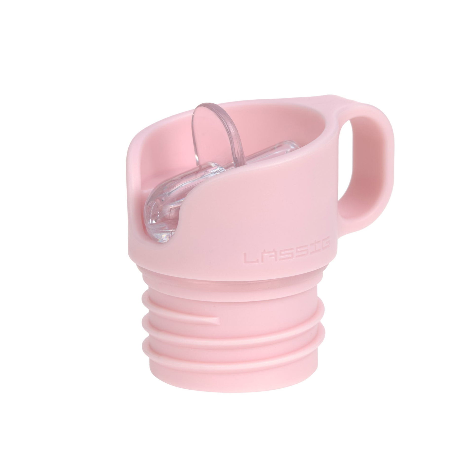 Wasserflasche, gefalteter Strohhalm, pink, Silikonflasche, wiederverwendbarer Becher