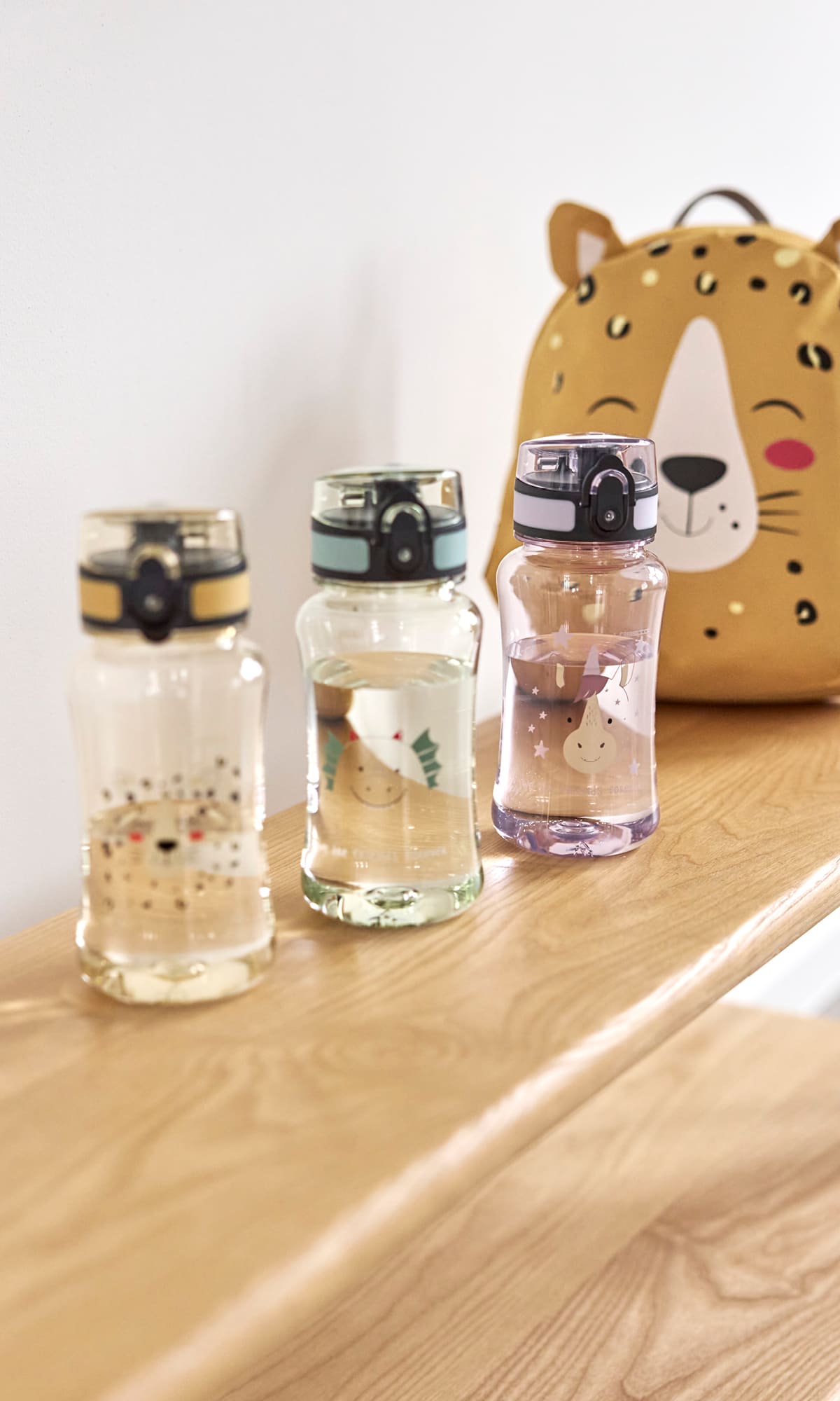 Trinkflaschen, Wasserflasche, Kinder, gefüllte Flasche, Spielzeugset