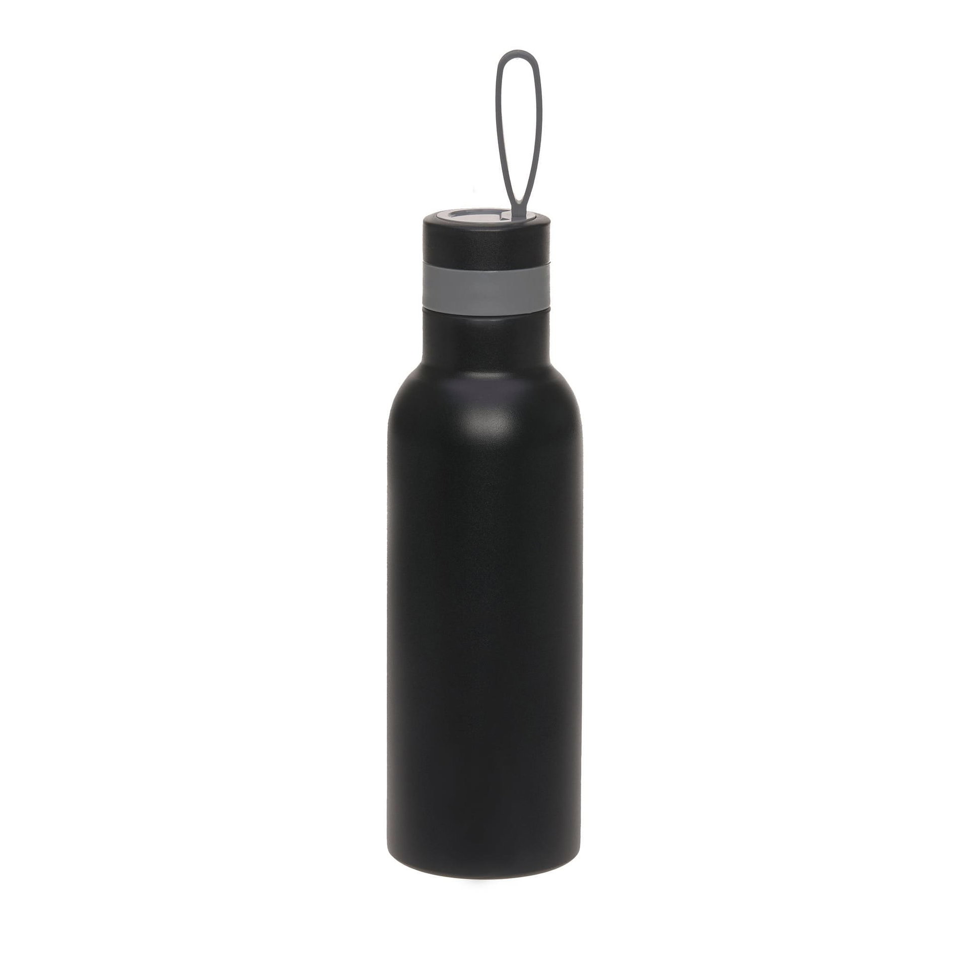 Edelstahl Trinkflasche 750 ml - BOLD, Schwarz