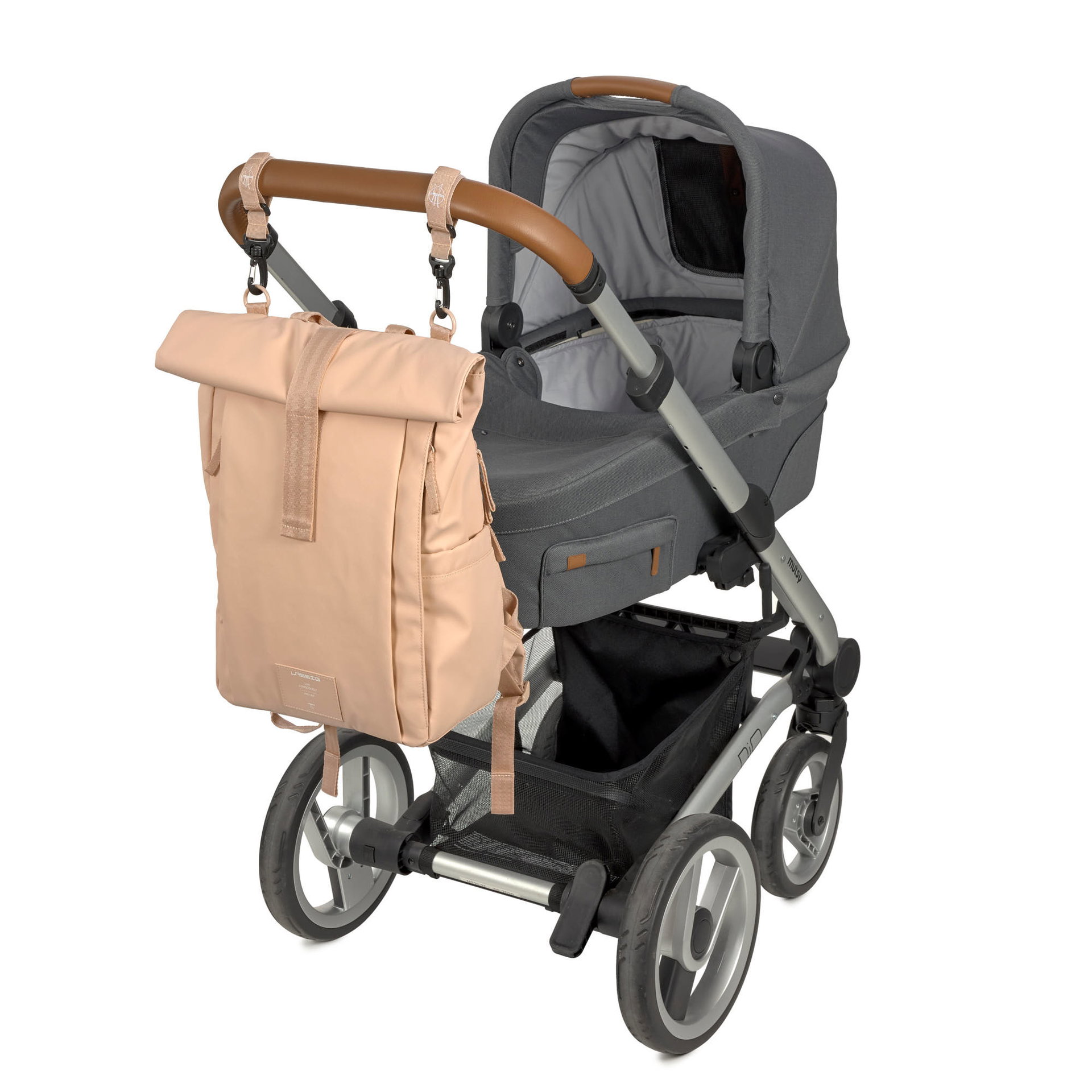 Sac à Dos à Langer Kono Grande Capacité - Imperméable Rose - Idéal Pour Parents Actifs