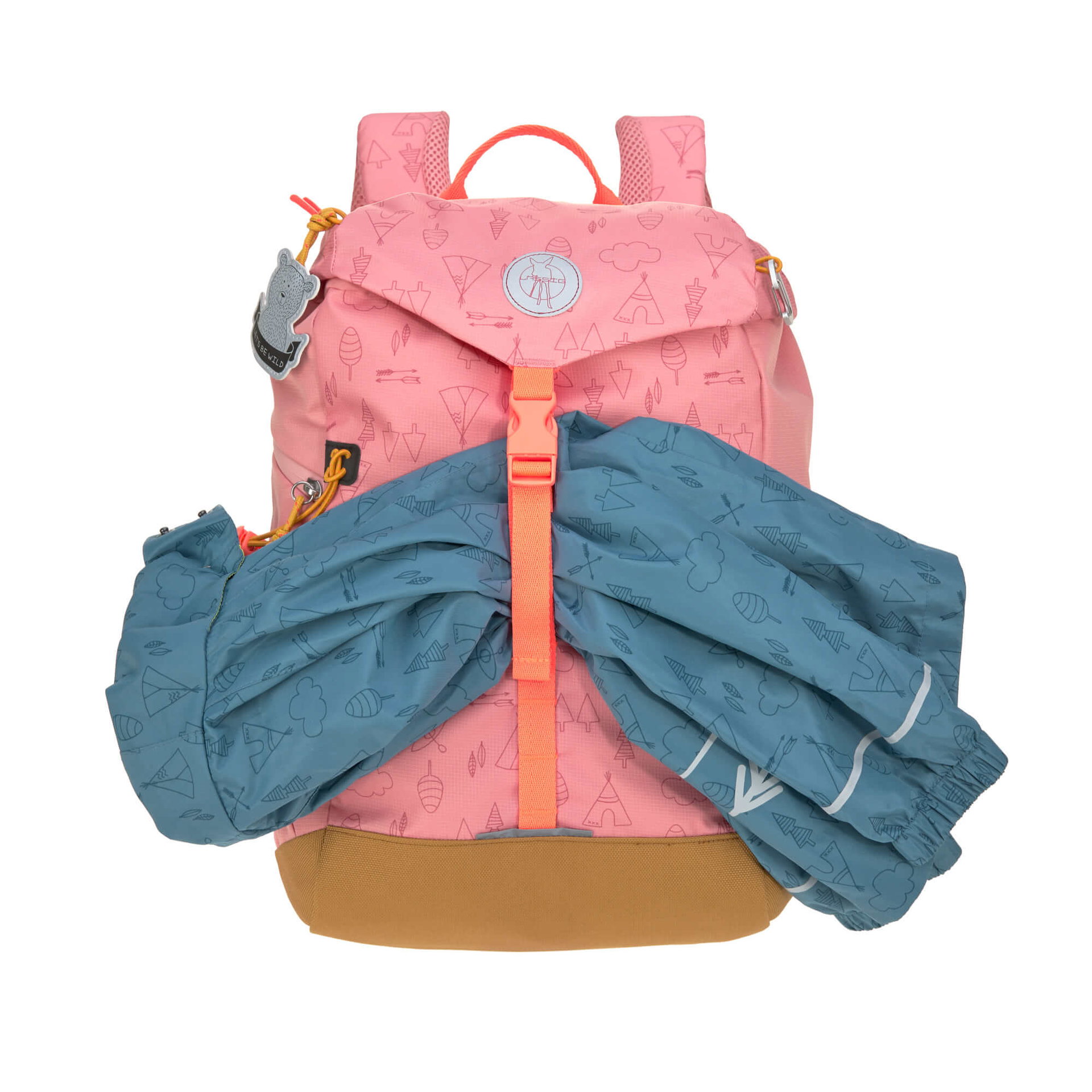 Mini sac à dos Tipi rose + pochette - Lassig - 1203001749 Mini sac à dos Tipi rose + pochette - Lassig - 1203001749