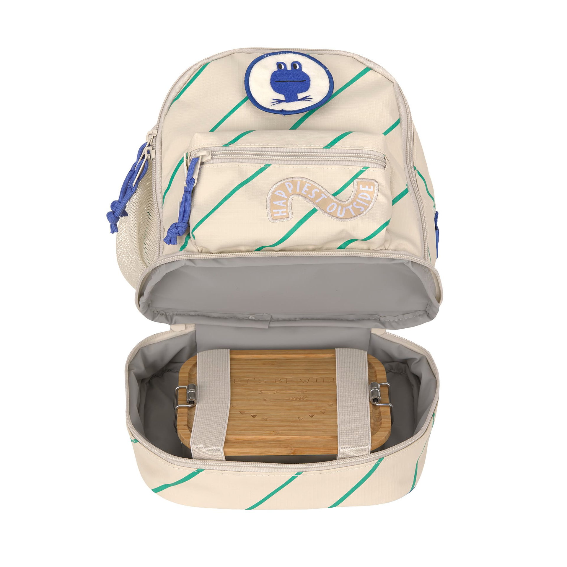 Rucksack, Mini-Tasche, Holzbox, Lunchbox, Korb-Design