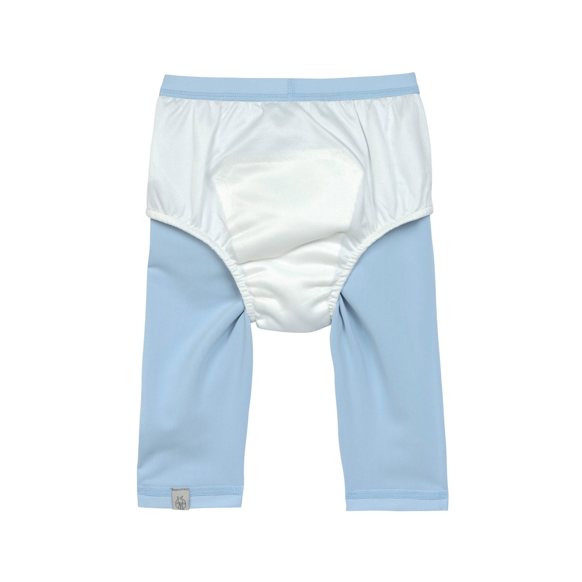 Badehose Baby Kurz (UV-Schutz & Windel), Hellblau