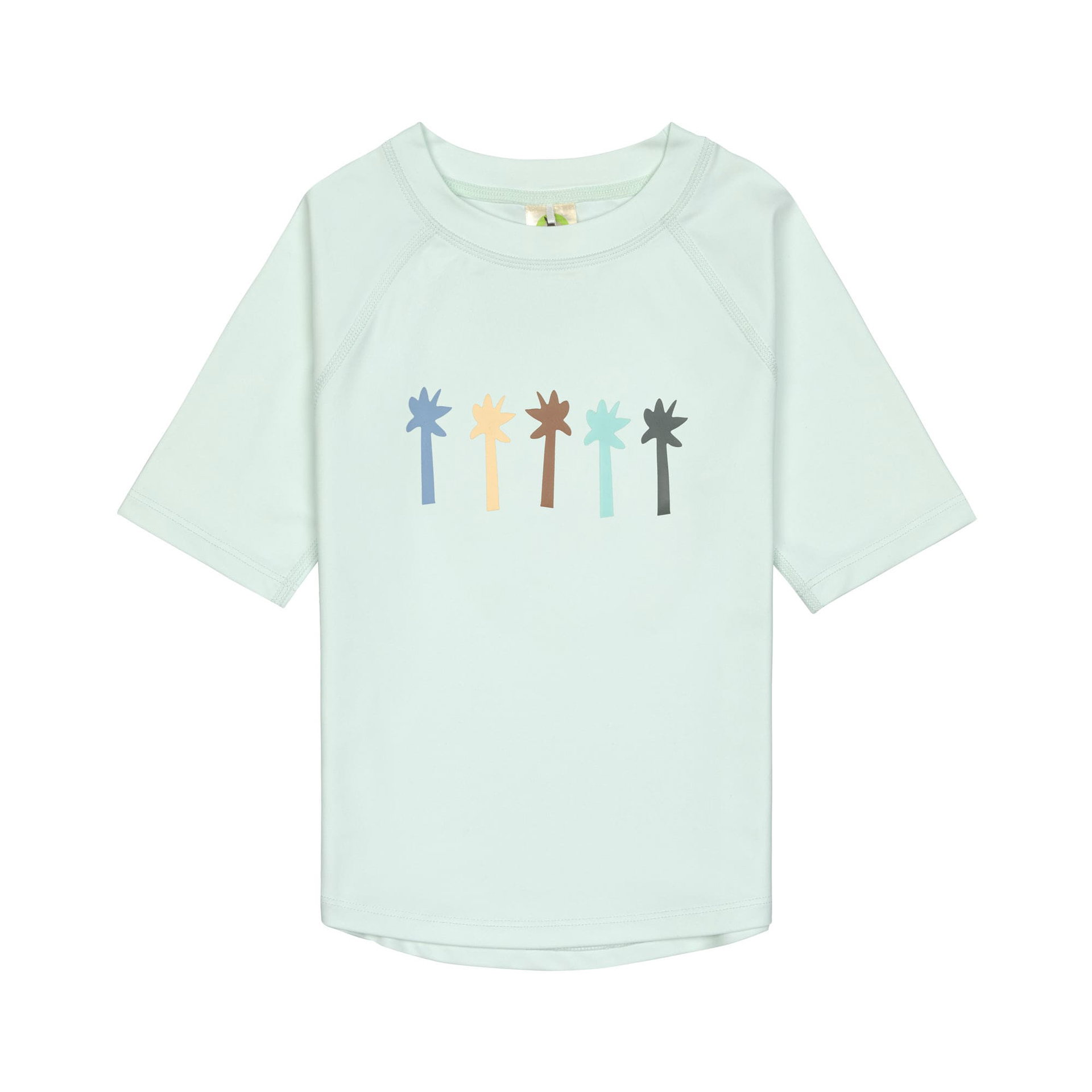 Bild 1 PreOrder 2025 Short Sleeve Rashguard Palms  sea foam