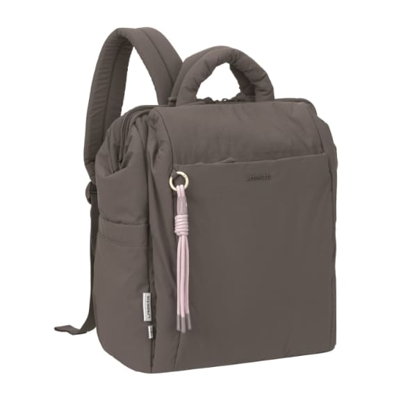 Rucksack, Rucksack, Material, Grau, Fronttasche