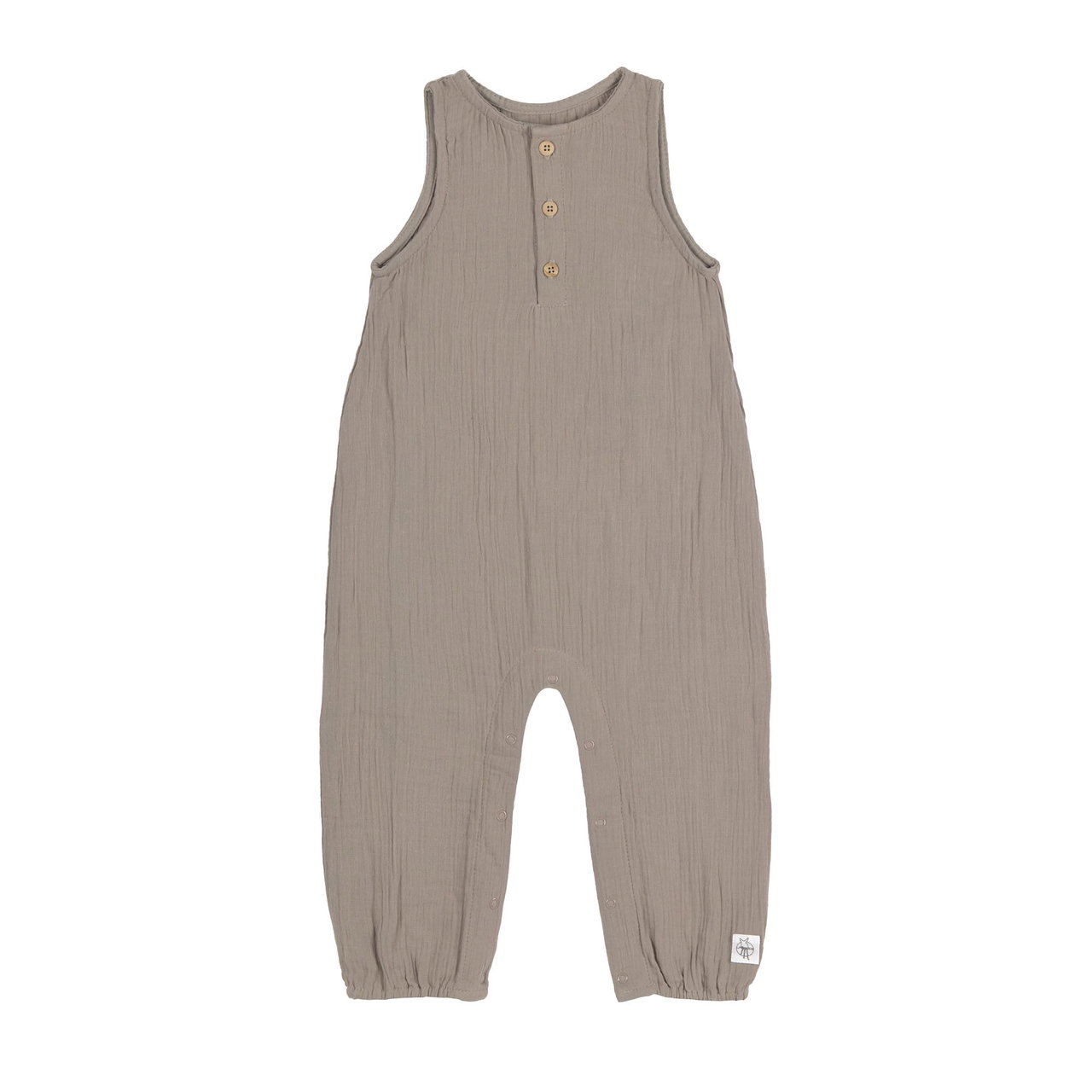 Musselin Baby Jumpsuit Ember yellow soft