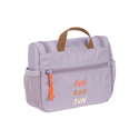 Trousse De Toilette Suspendue LÄSSIG Pour Enfants - Pattern Party Bleu - Mini Washbag Avec Compartiments Et Miroir (1,6 L) - 4