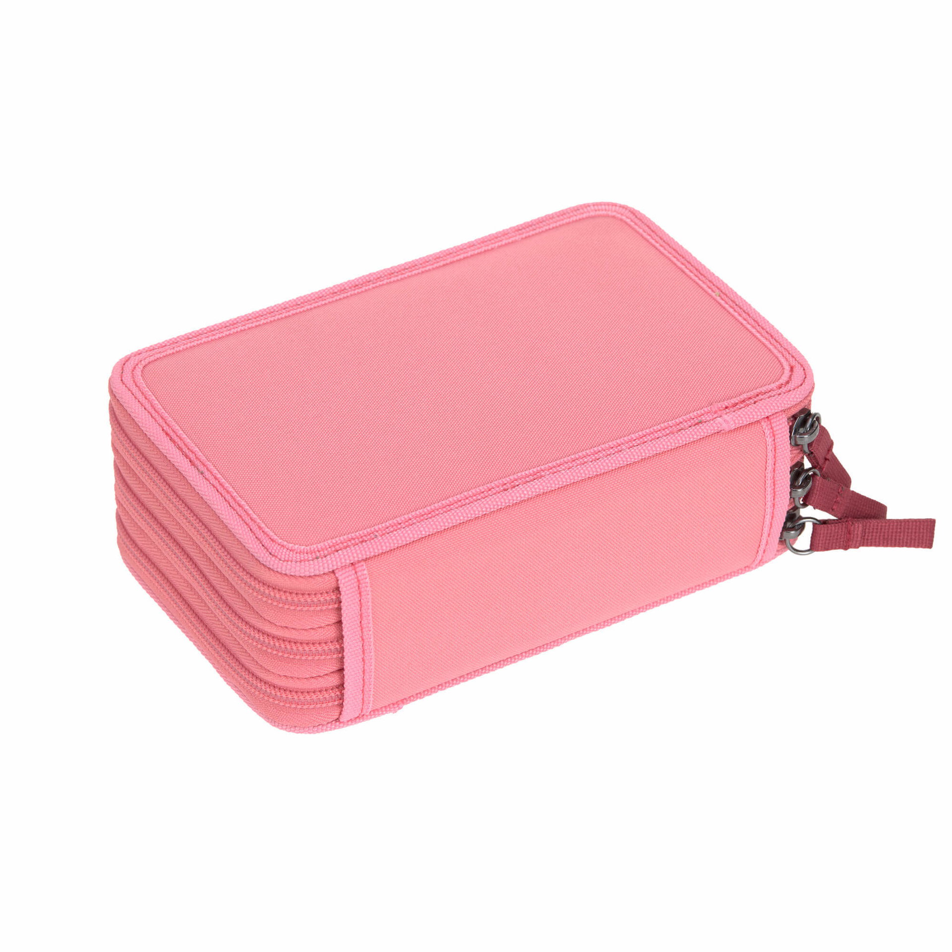 Schlamperbox, Stiftemappe, Kompakt, Reißverschluss, Pink