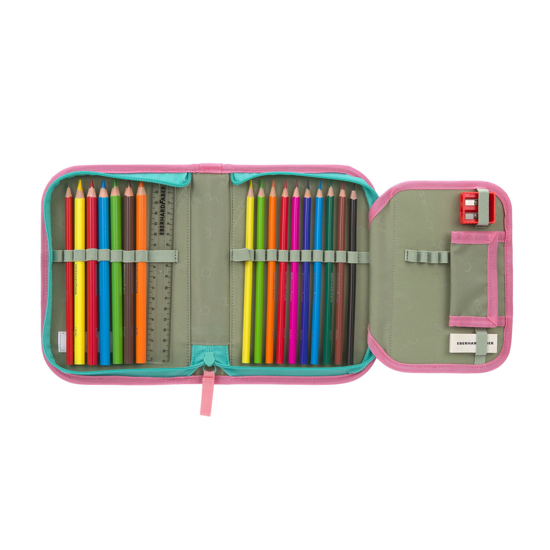 Schulranzen Set 6-teilig Light - Unique, Sunset Pink