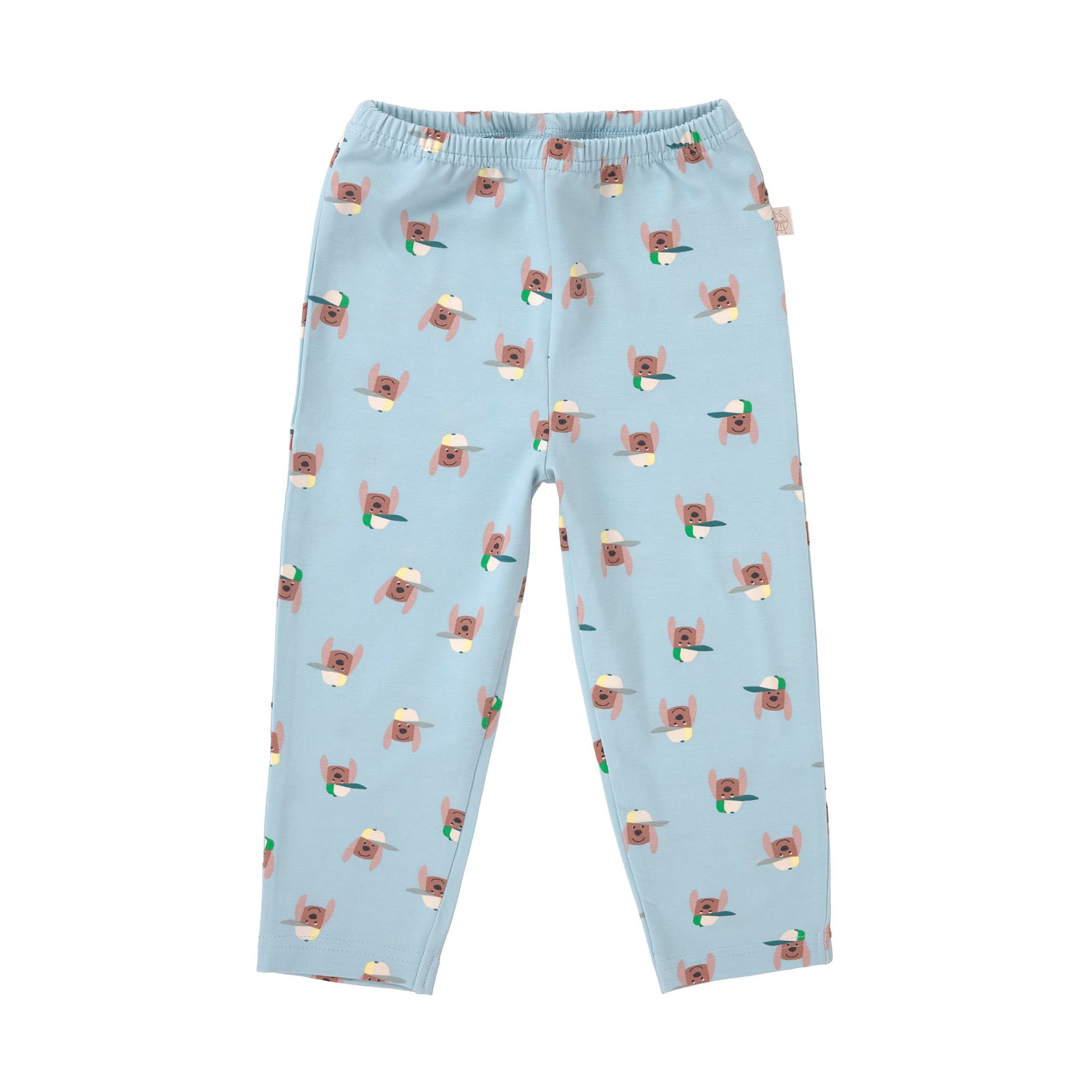 Bild 1 PreOrder 2026 - Leggings Jersey GOTS Dog pale blue, Bekleidung, Hosen, Weißes Brett, Pyjama, Bekleidung, Pyjama, Windel, Bekleidung, Pyjama
