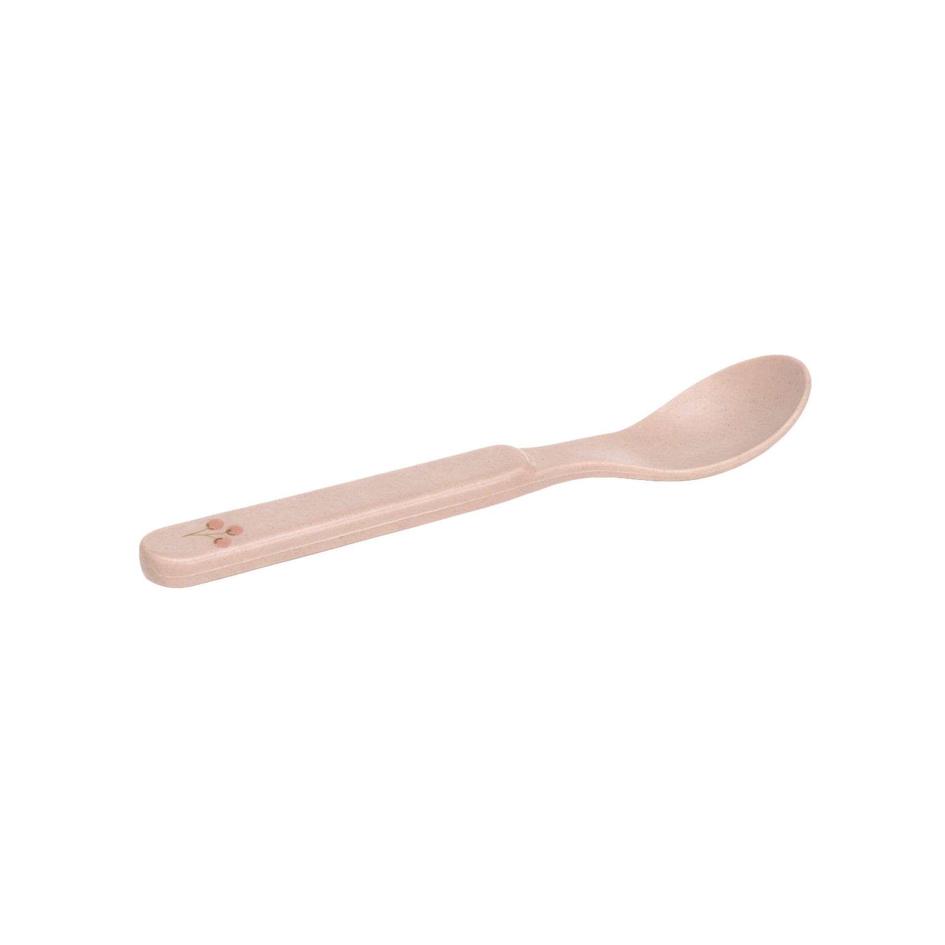 Löffel, Baby-Löffel, Rosa, Kunststoff, Kirschmotiv