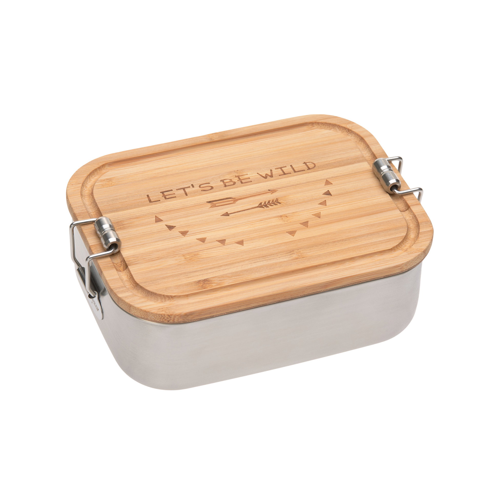 Lunchbox Stainless Steel Bamboo, Garden Explorer