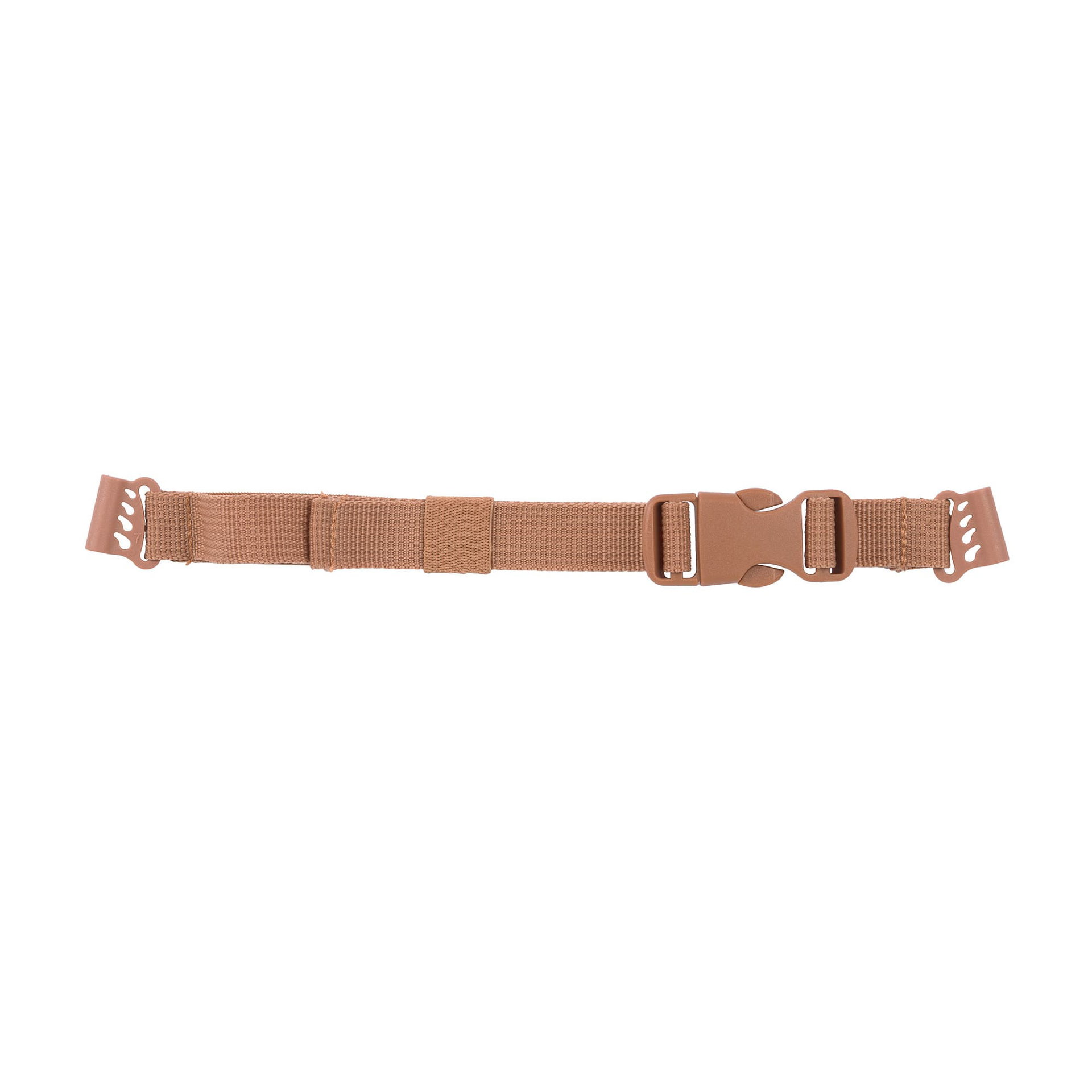 Gurtband, Kunststoffverschluss, verstellbar, braun, Nylon