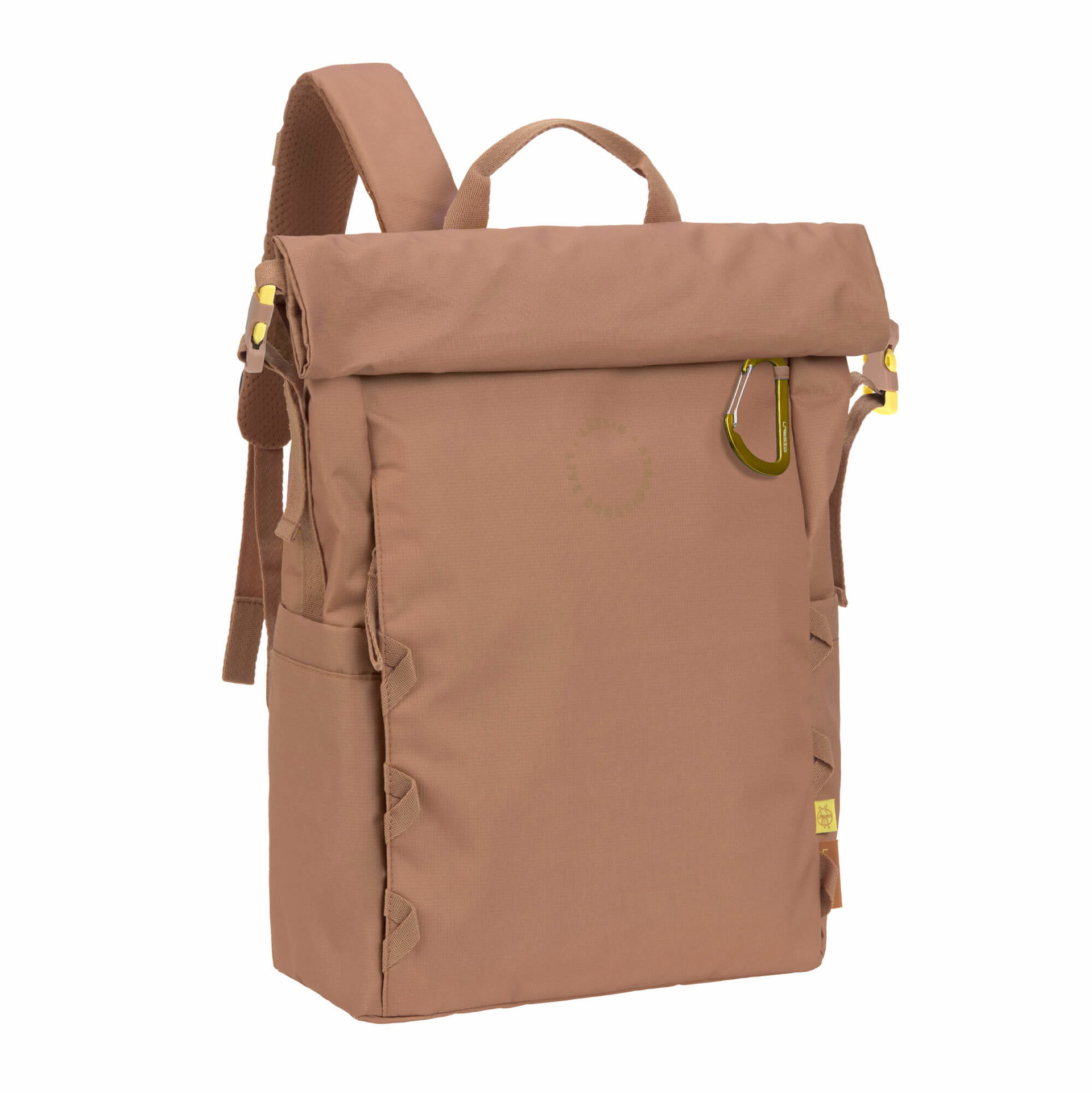 Wickelrucksack - Outdoor Rolltop Backpack, Mandel