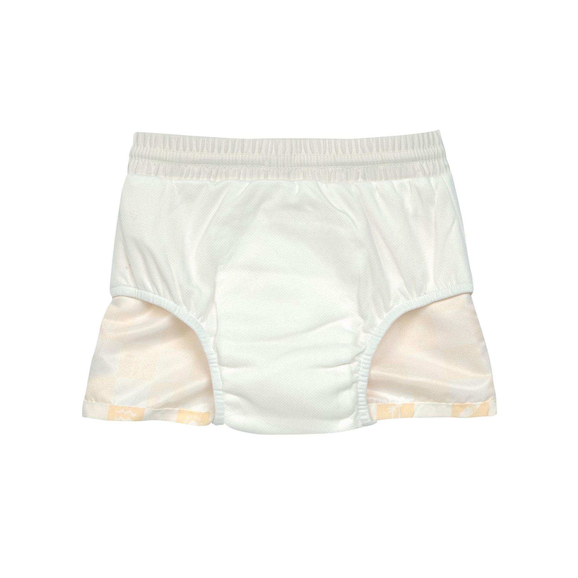 Bild 2 Badehose Baby (mit Windel) - Kariert, Gelb