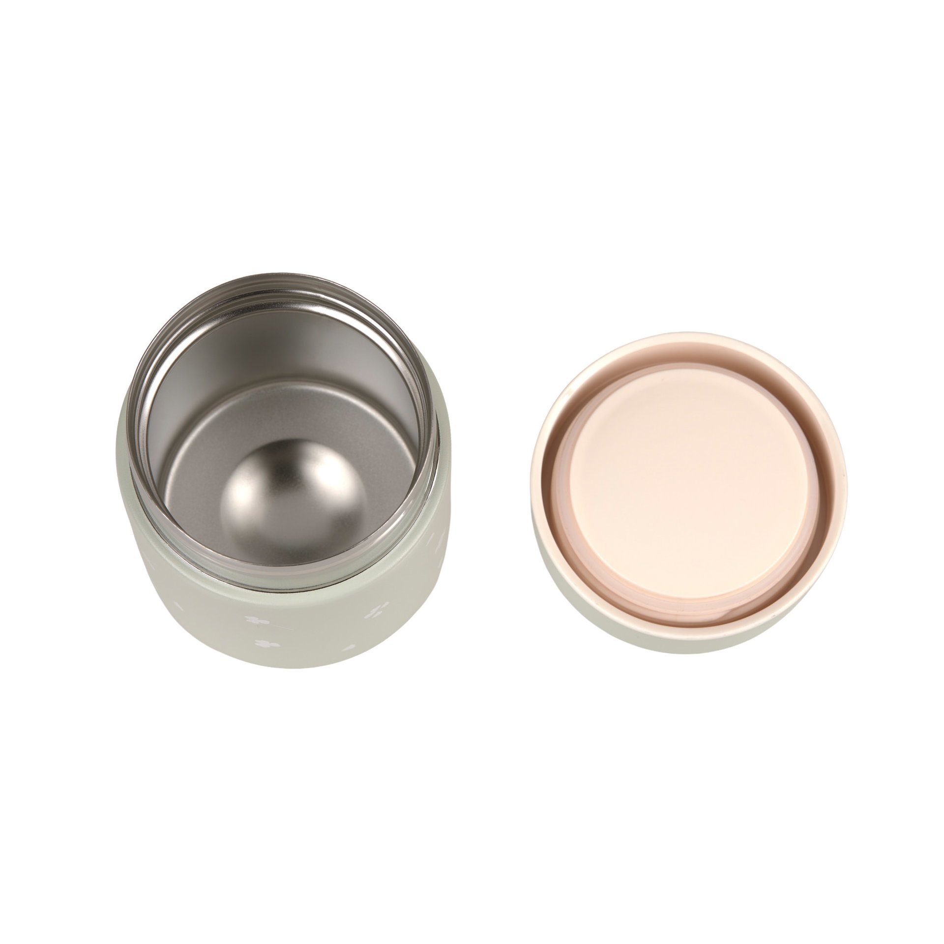 Thermos, Metallischer Innenraum, Edelstahl, Reisebecher, Verschlussdeckel