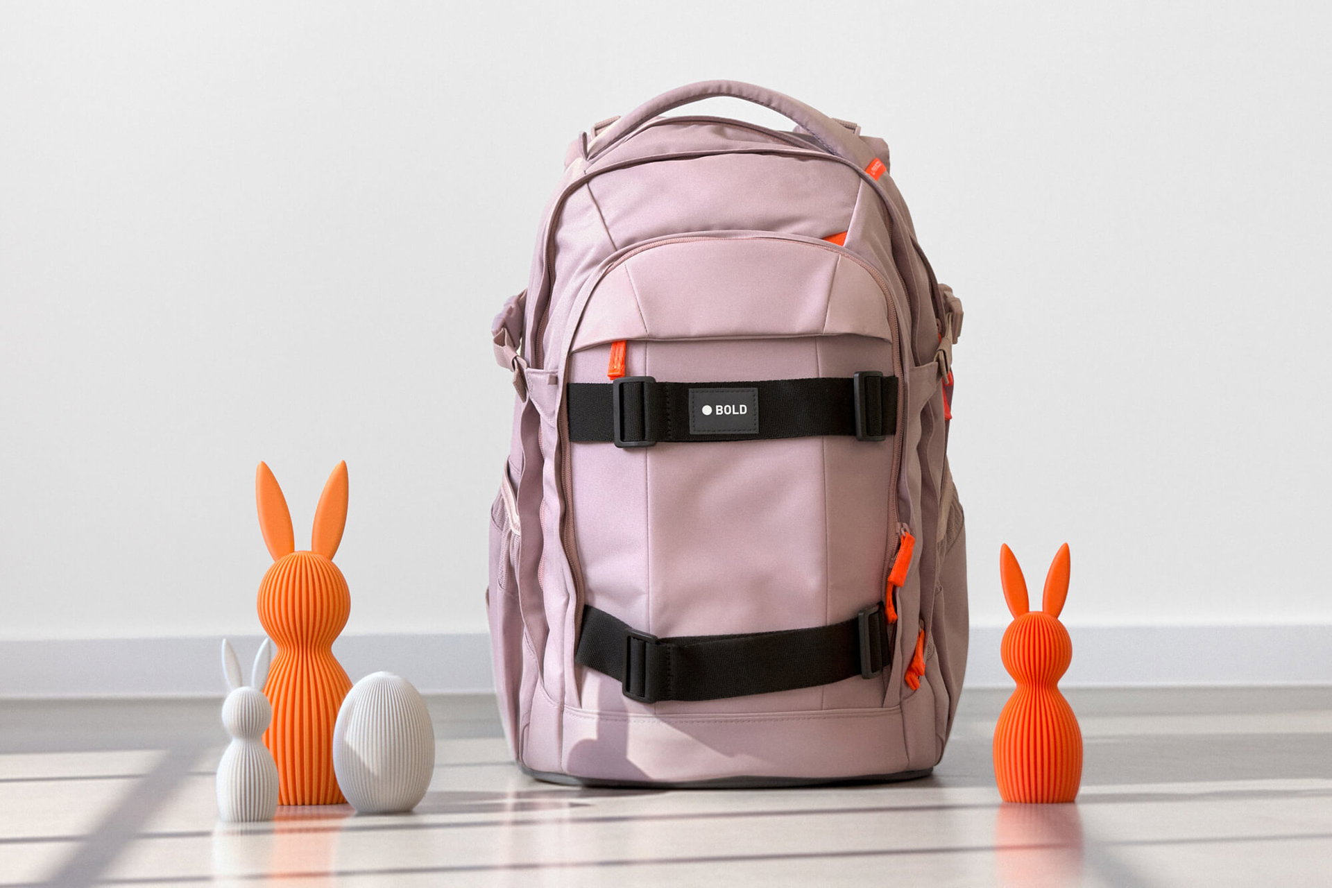 Rucksack, Backpack, Schwarz, Gurt, Kunststoff