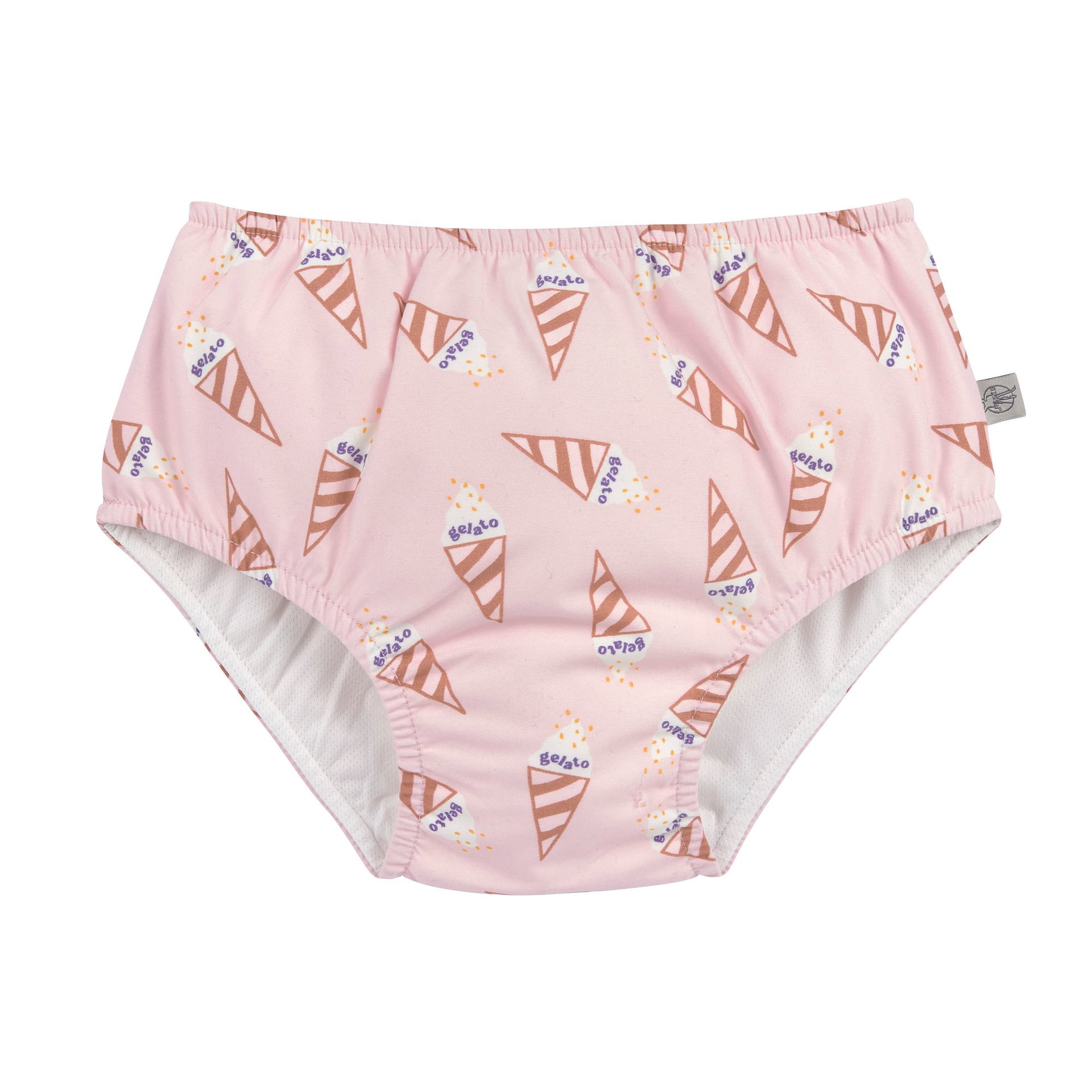 Bild 1 PreOrder 2026 -  Swim Diaper Ice Cream pale pink, Bekleidung, Unterwäsche, Dessous, Höschen, Windel, Badehose, Kinder, Rosa, Eiswaffel, Pattern