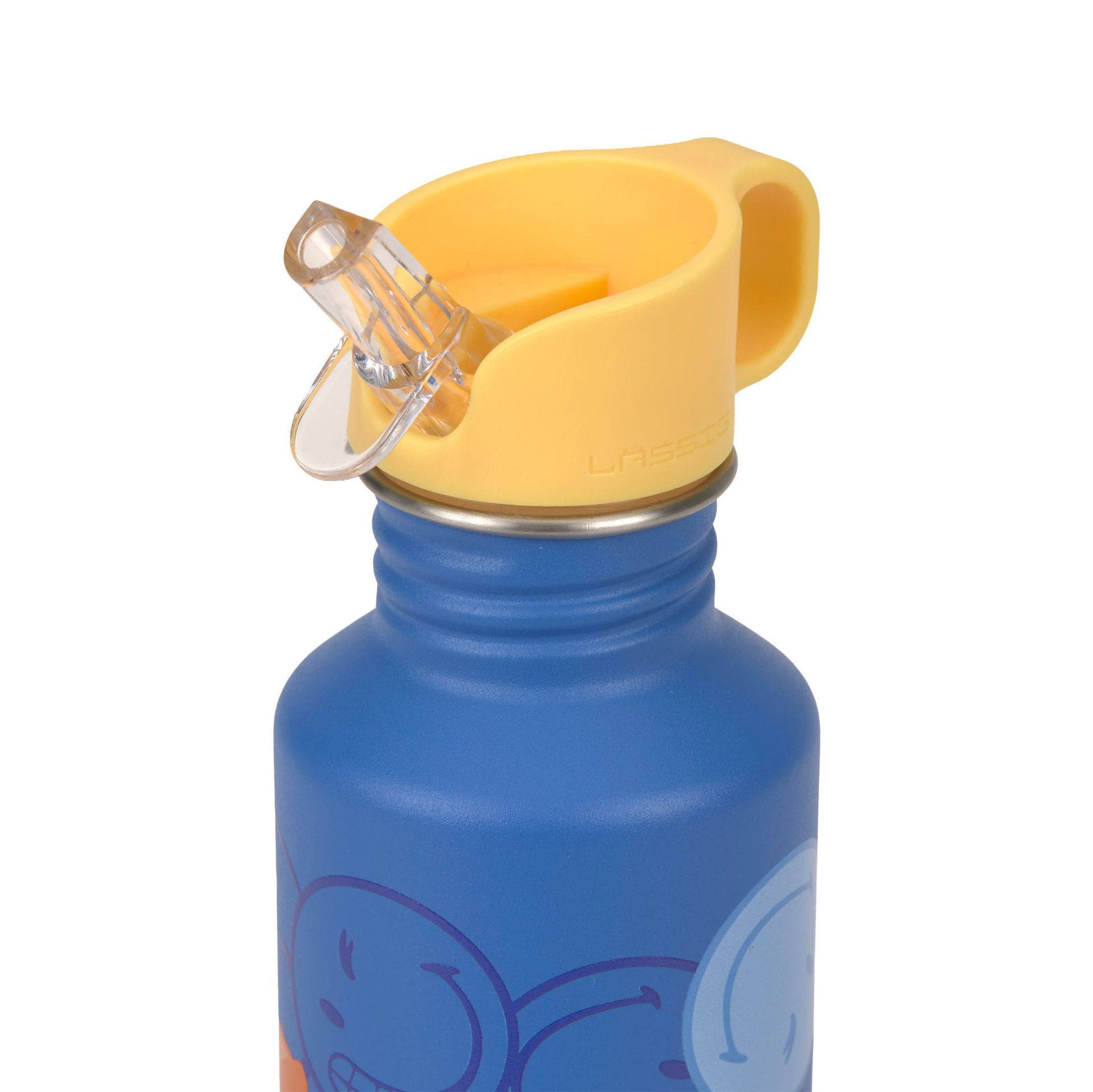 Wasserflasche, Trinkflasche, Sportflasche, Auslaufsicherheit, Blaue Flasche