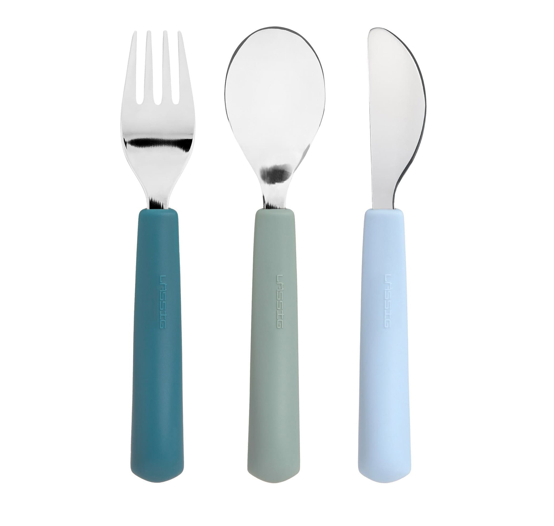 Bild 4 Cutlery with Silicone Handle 3 pcs Tiny Team Dog, Besteck, Gabel, Löffel, Messer, Waffe, Besteck, Gabel, Löffel, Messer, Waffe