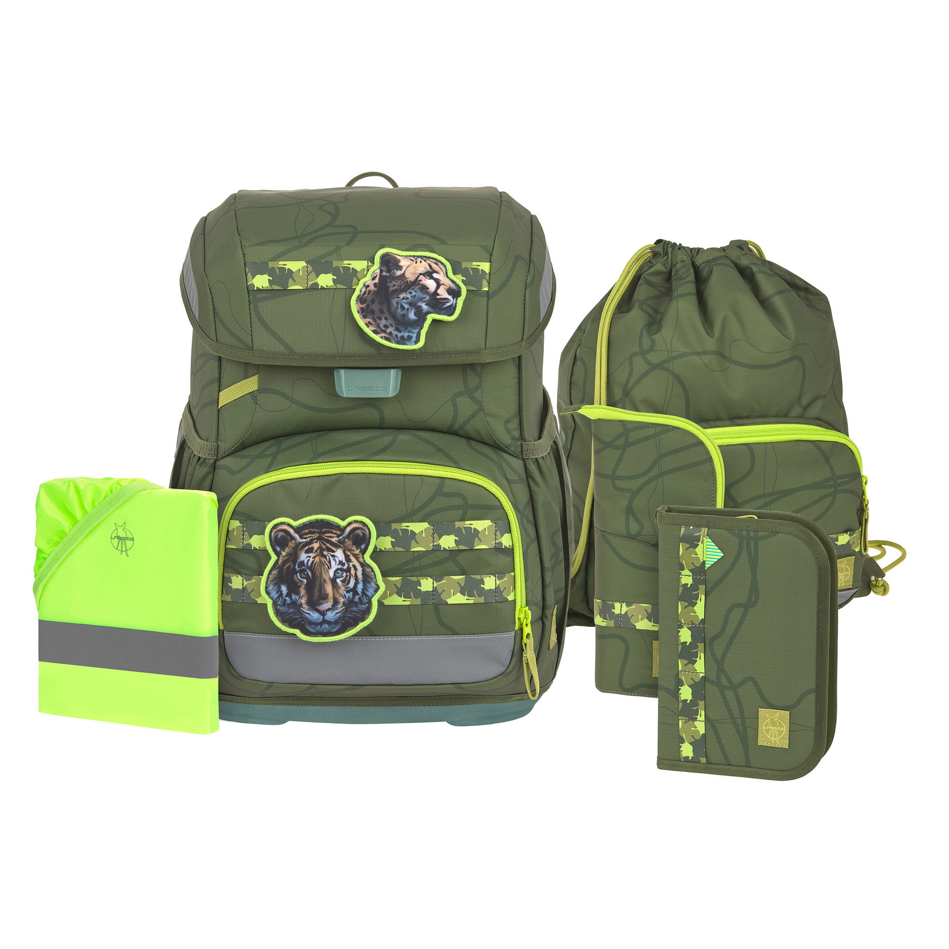 Bild 1 School Set Light Unique Jungle green, Tasche, Rucksack, Erste Hilfe