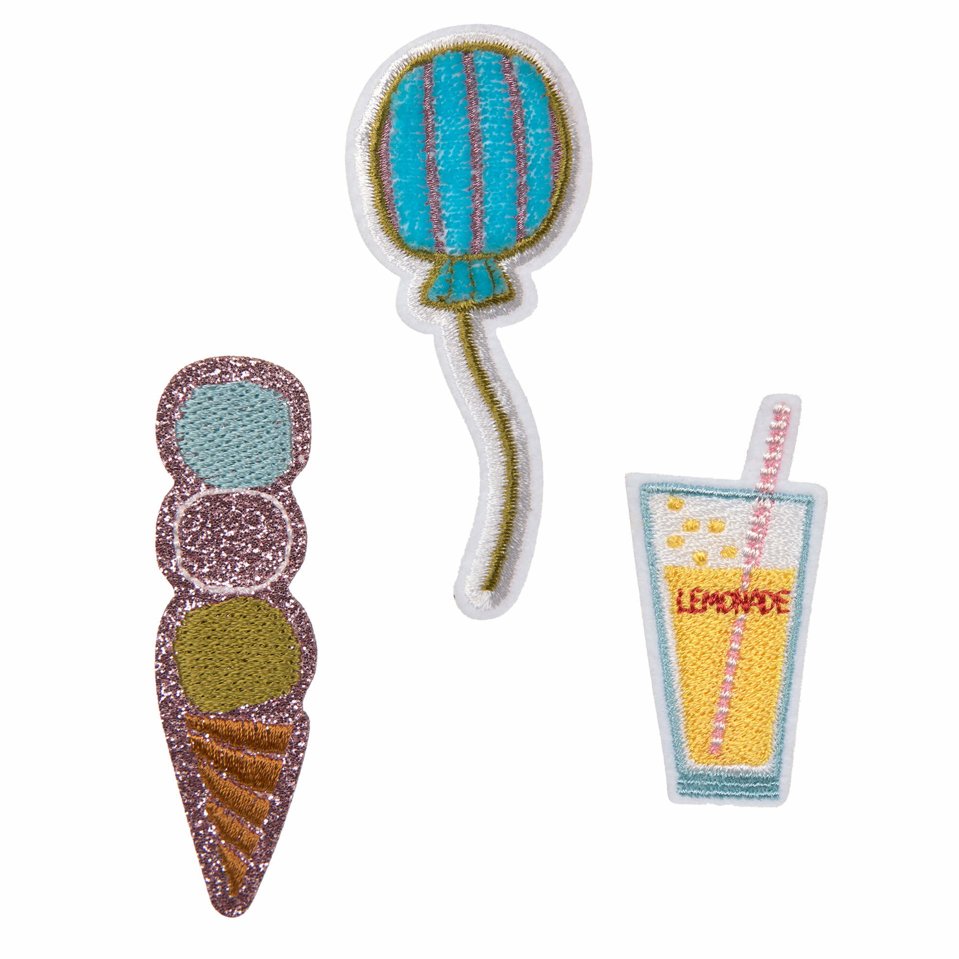 Textil Sticker Textil-Sticker (3 Stk) - Schul Set Unique, Einhorn | Lässig