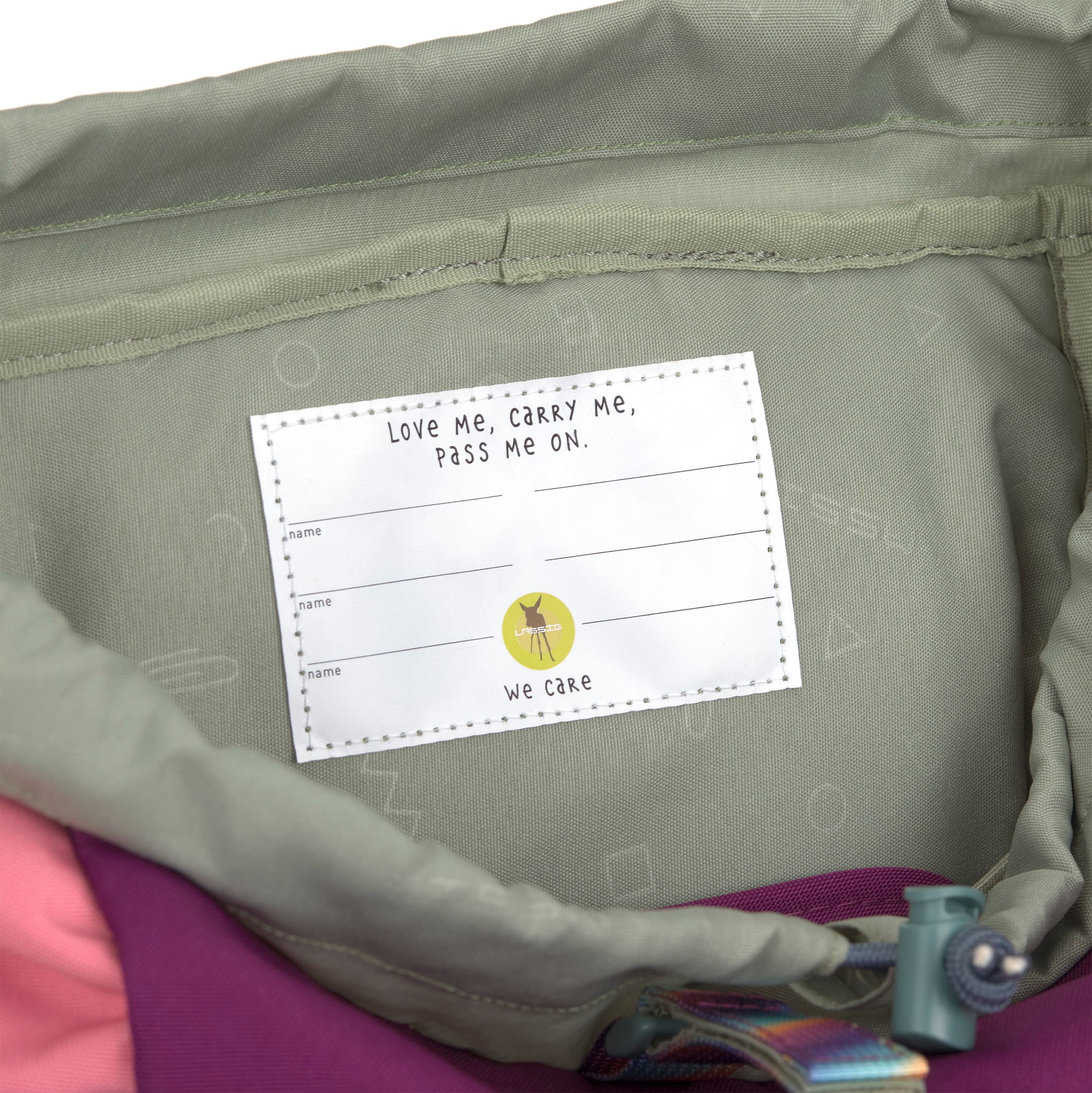 Text, Tasche