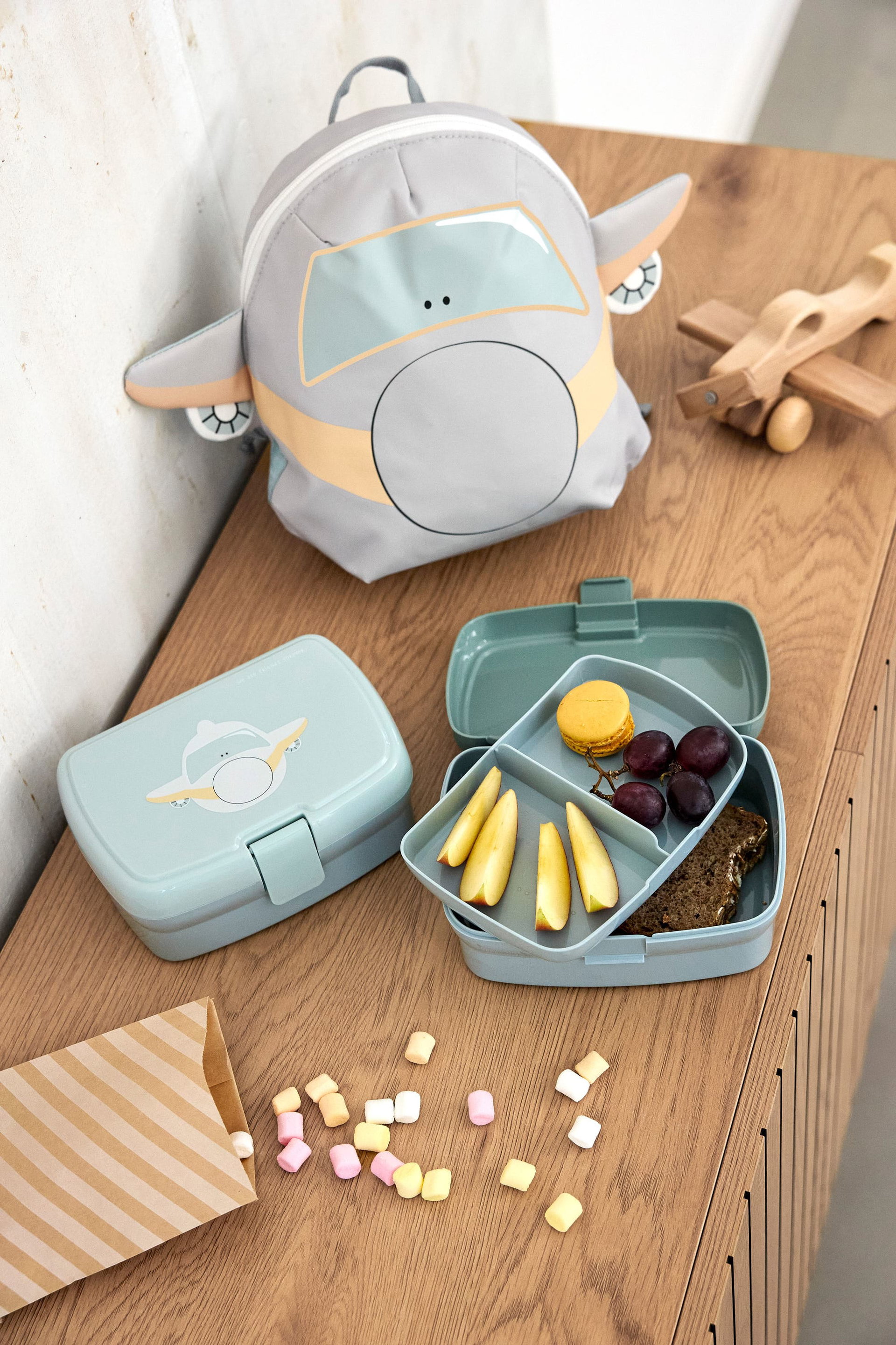 Brotdose Kinder - Tiny Drivers, Flugzeug