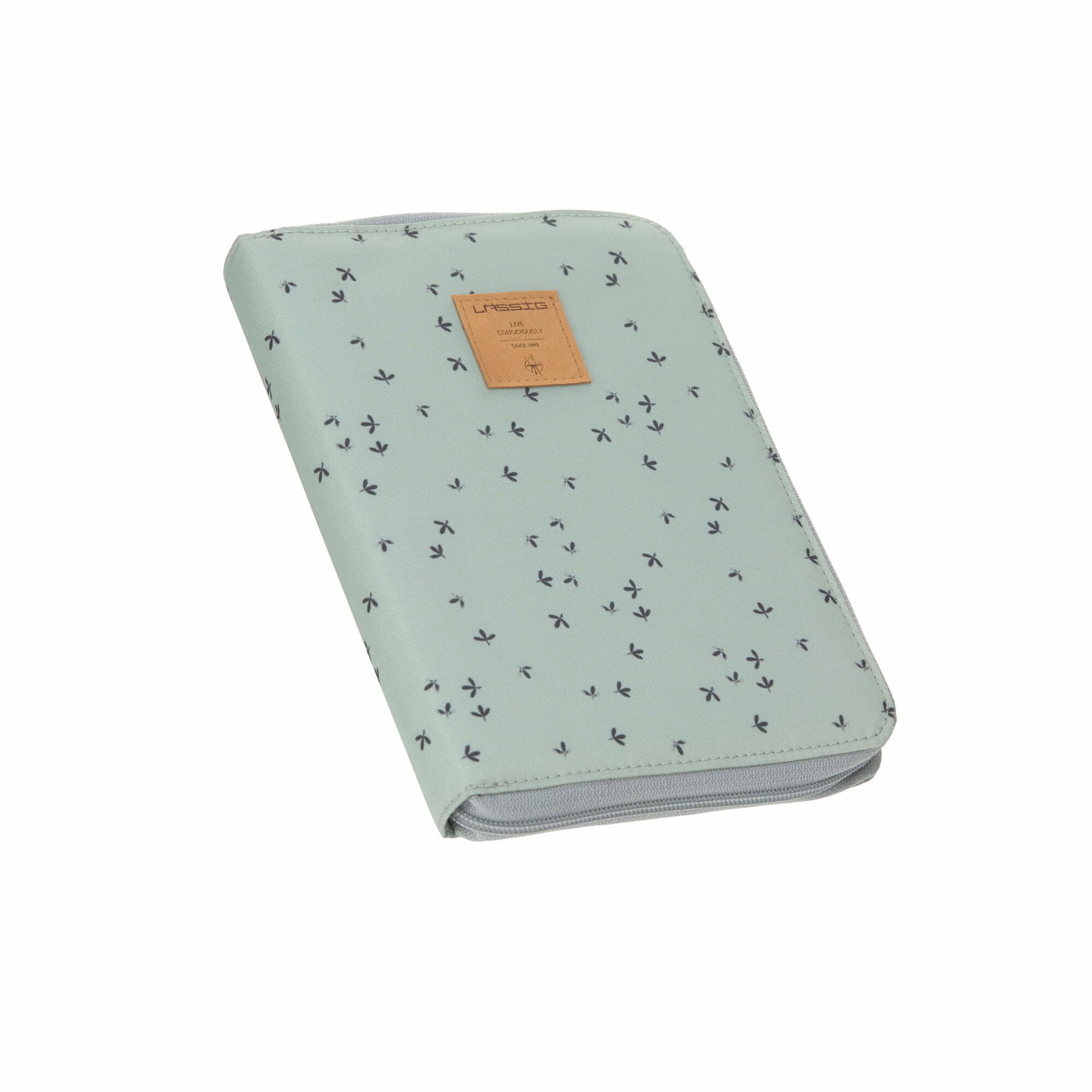 Bild 1 Mutterpasshülle -  Document Pouch, Floral Mint