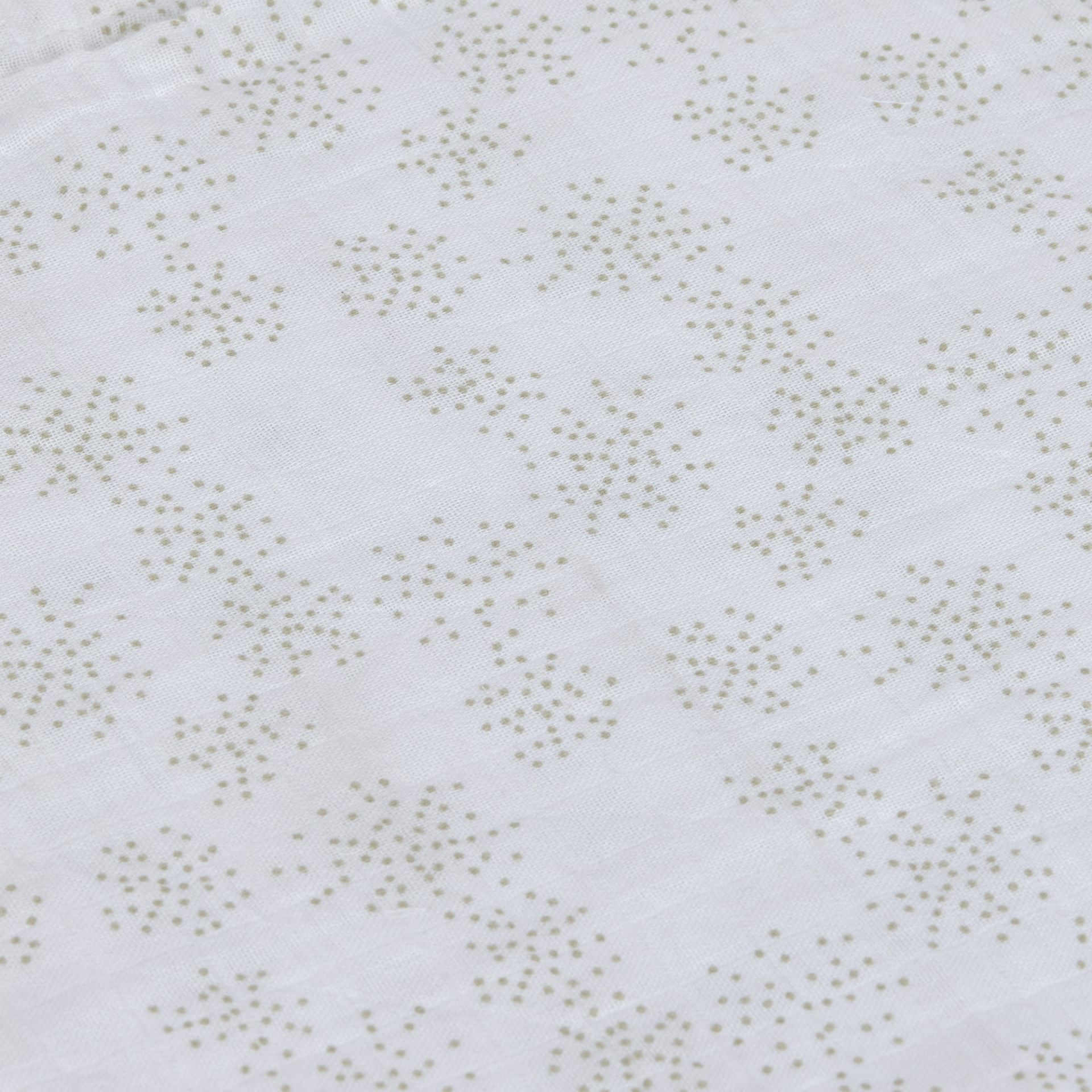 Swaddle & Burp Blanket M GOTS Leave, olive milky Lässig