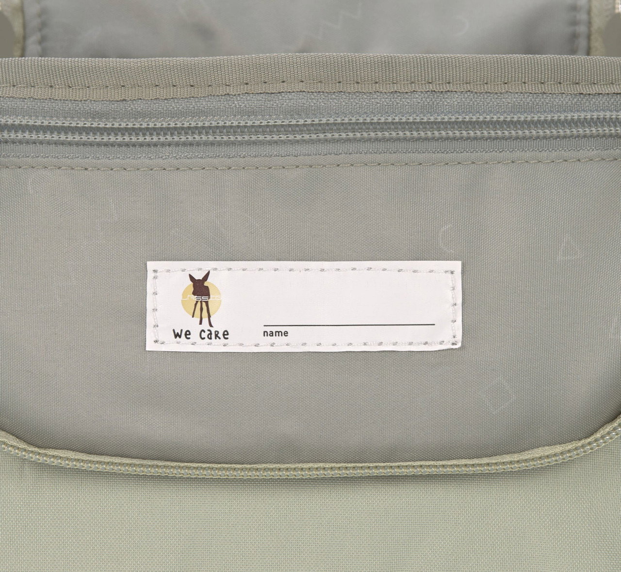 Trousse De Toilette Suspendue LÄSSIG Pour Enfants - Pattern Party Bleu - Mini Washbag Avec Compartiments Et Miroir (1,6 L) - 10