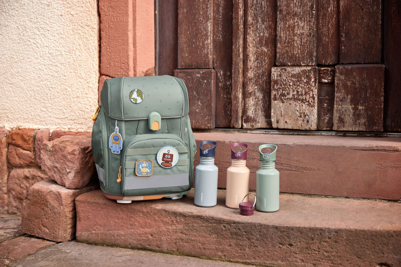 LÄSSIG Schulranzen Lässig Textil-Sticker  3 Stk  - Schul Set Unique Stick On Robots S0w4e06u