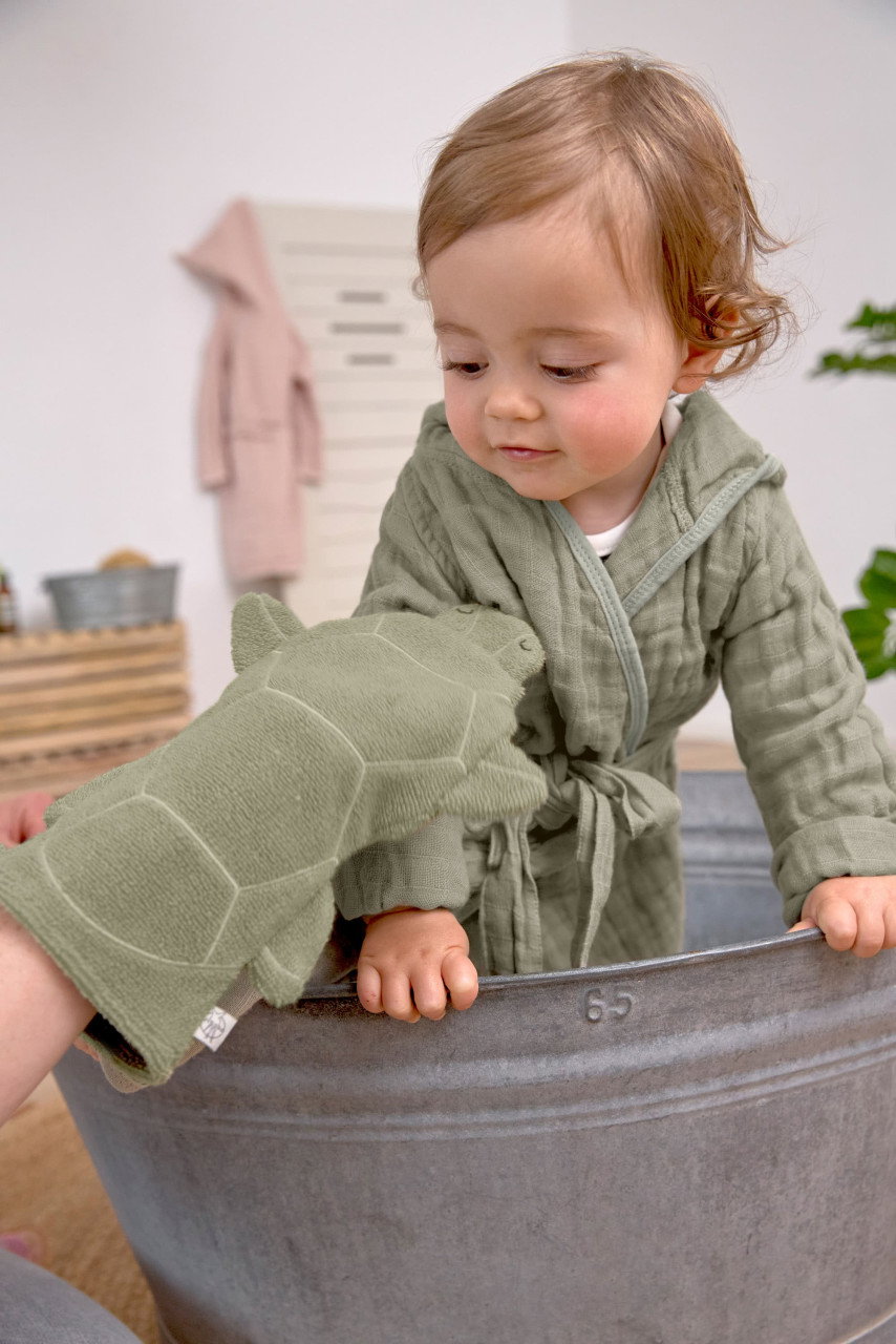Gant De Toilette Marionnette Koala Kalla - Éponge Bio Pour Bébé - 2 En 1 Ludique - 10
